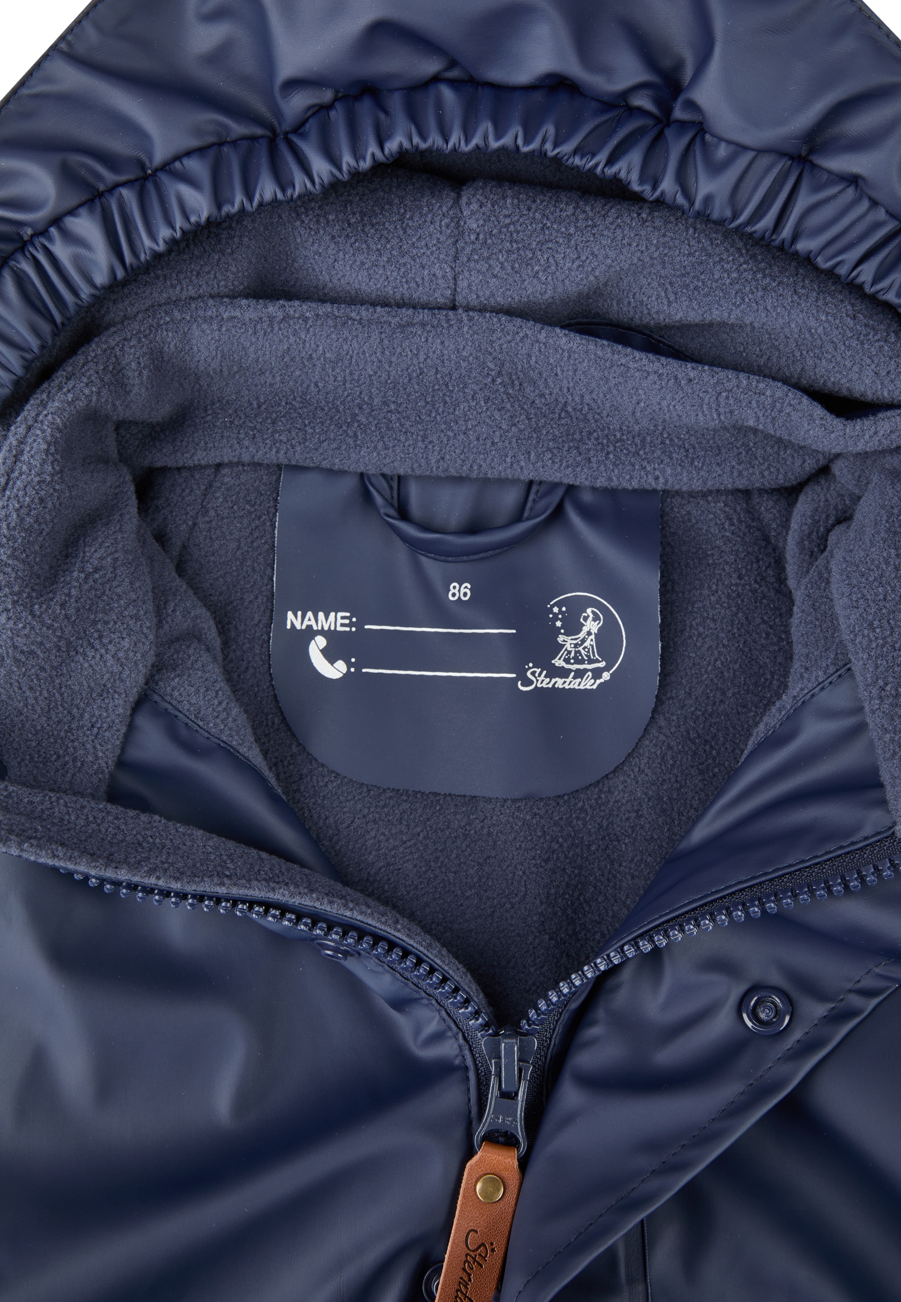 Sterntaler® Regenjacke »Regenjacke gefüttert Zacken«