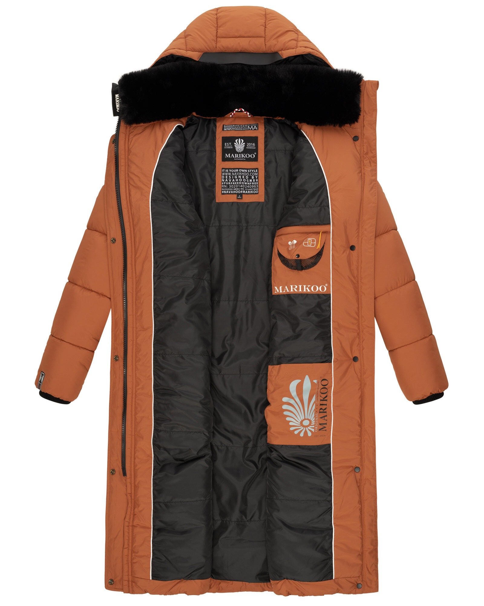 Marikoo Winterjacke »Marikoo Reliziaa Damen Winterjacke B936«