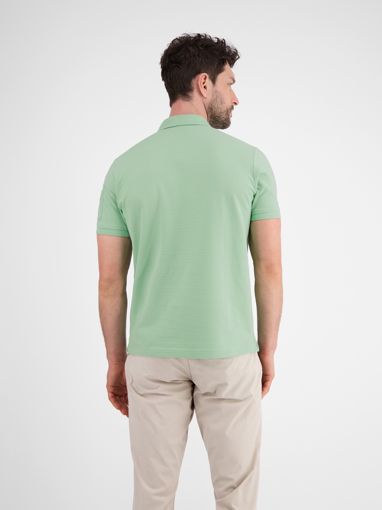 LERROS Poloshirt »LERROS Herren Poloshirt, tonal gestreift«