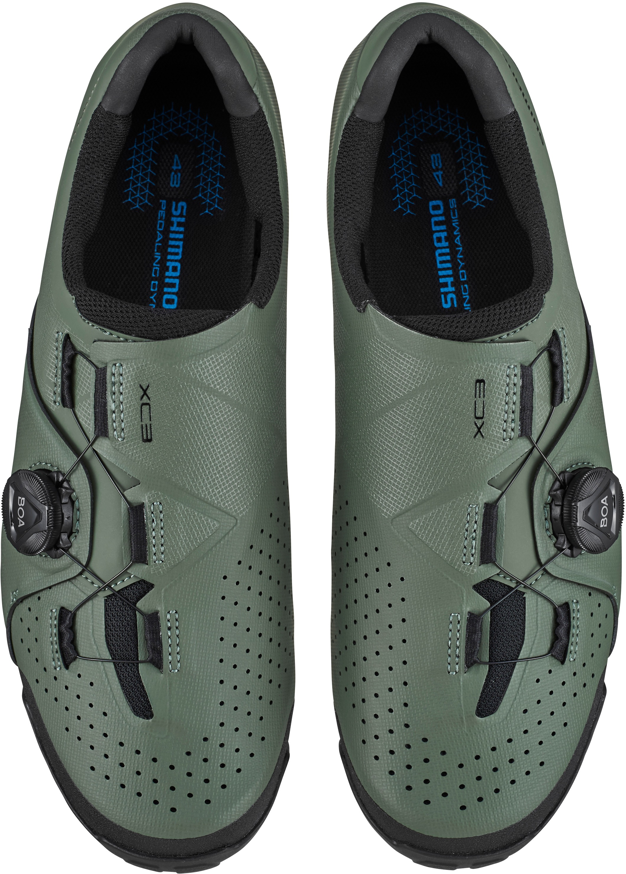 Shimano Fahrradschuh »MTB - Fahrradschuhe SH-XC300 WIDE, Olive«