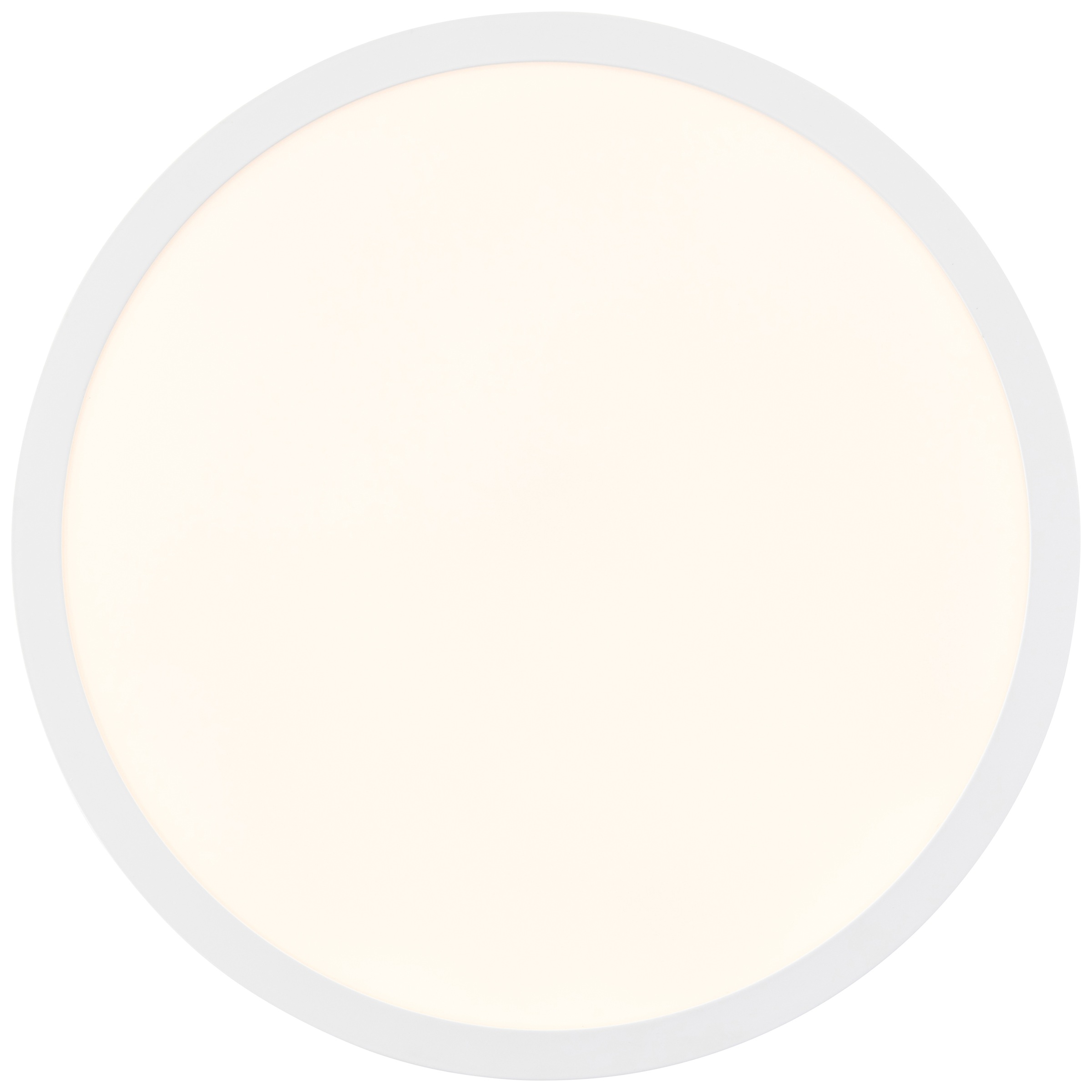 Brilliant LED Deckenleuchte »Briston«, Ø 42 cm, 1800 lm, 3000-6500 K, dimmbar, Fernbedienung, Aluminium, weiß