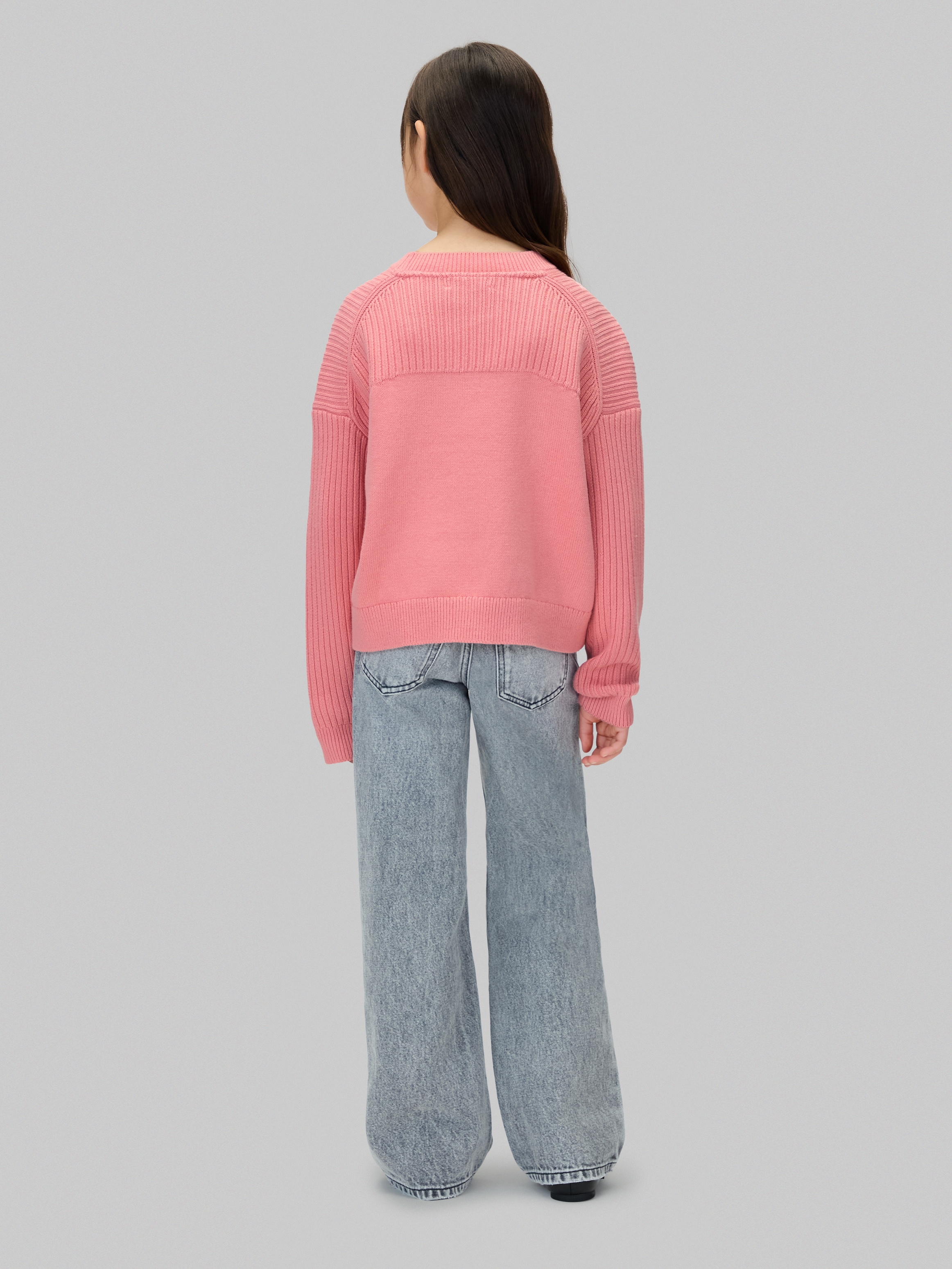 Calvin Klein Jeans Strickpullover »MONOLOGO CN SWEATER«, für Kinder bis 16 Jahre, Logo-Stickerei