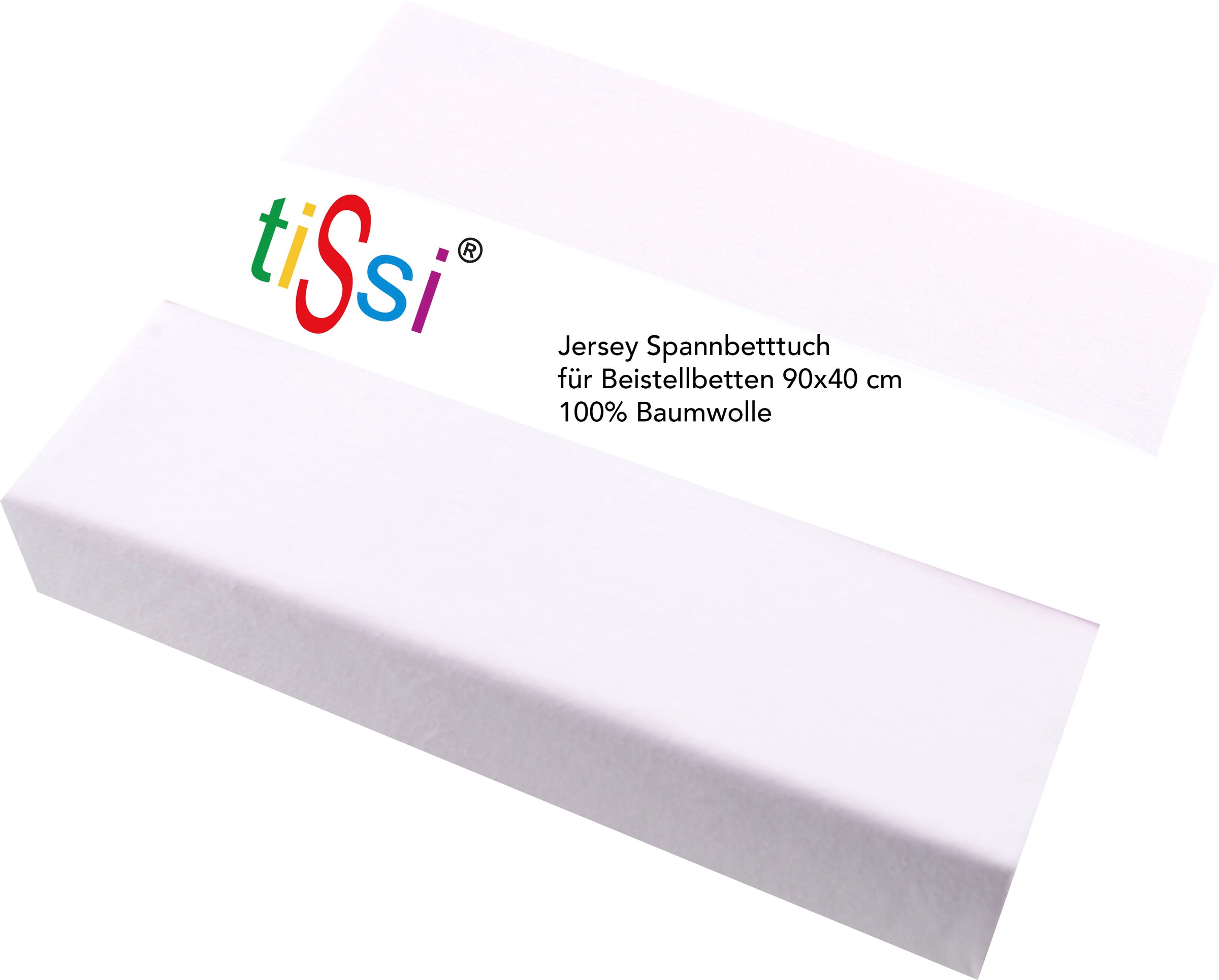 Tissi Spannbettlaken »Jersey Sophie« für Babybetten in rosa, Größe 40x90 6