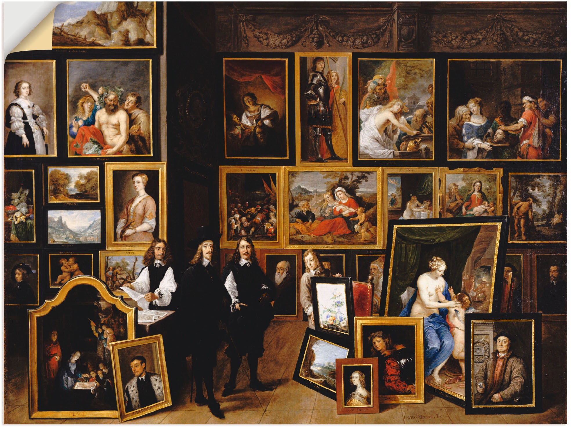 Artland Wandbild »Der Erzherzog Leopold Wilhelm«, Menschen, (1 St.), in vielen Größen & Produktarten -Leinwandbild, Poster, Wandaufkleber / Wandtattoo auch für Badezimmer geeignet