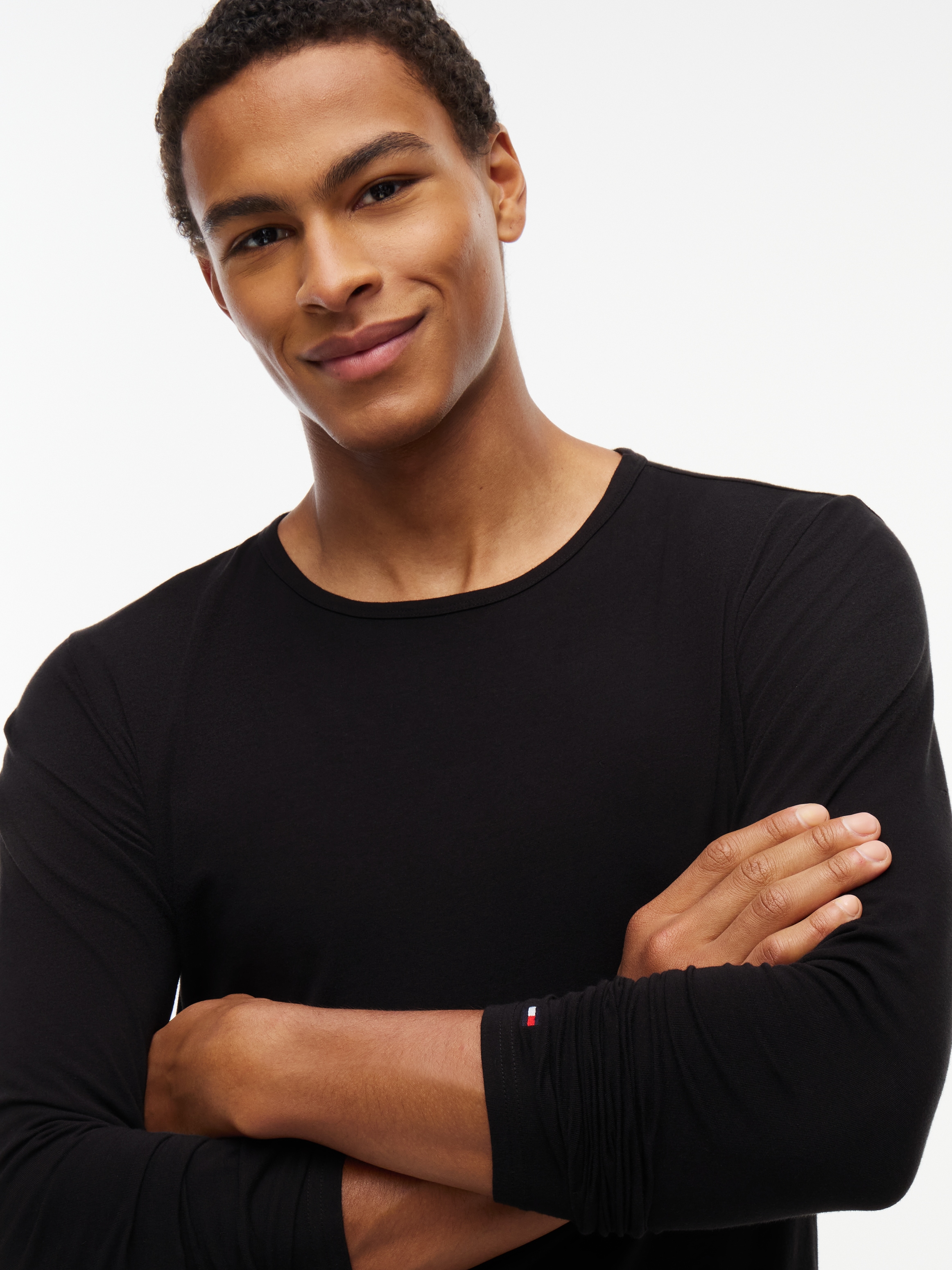 Tommy Hilfiger Underwear T-Shirt »3P LS Tee« Packung, 3er-Pack,  mit Markenlabel