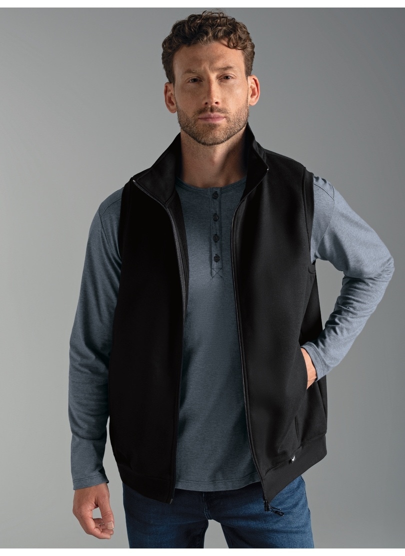 Trigema Steppweste »TRIGEMA Weste aus bequemem Sweat-Material«, (1 tlg.)