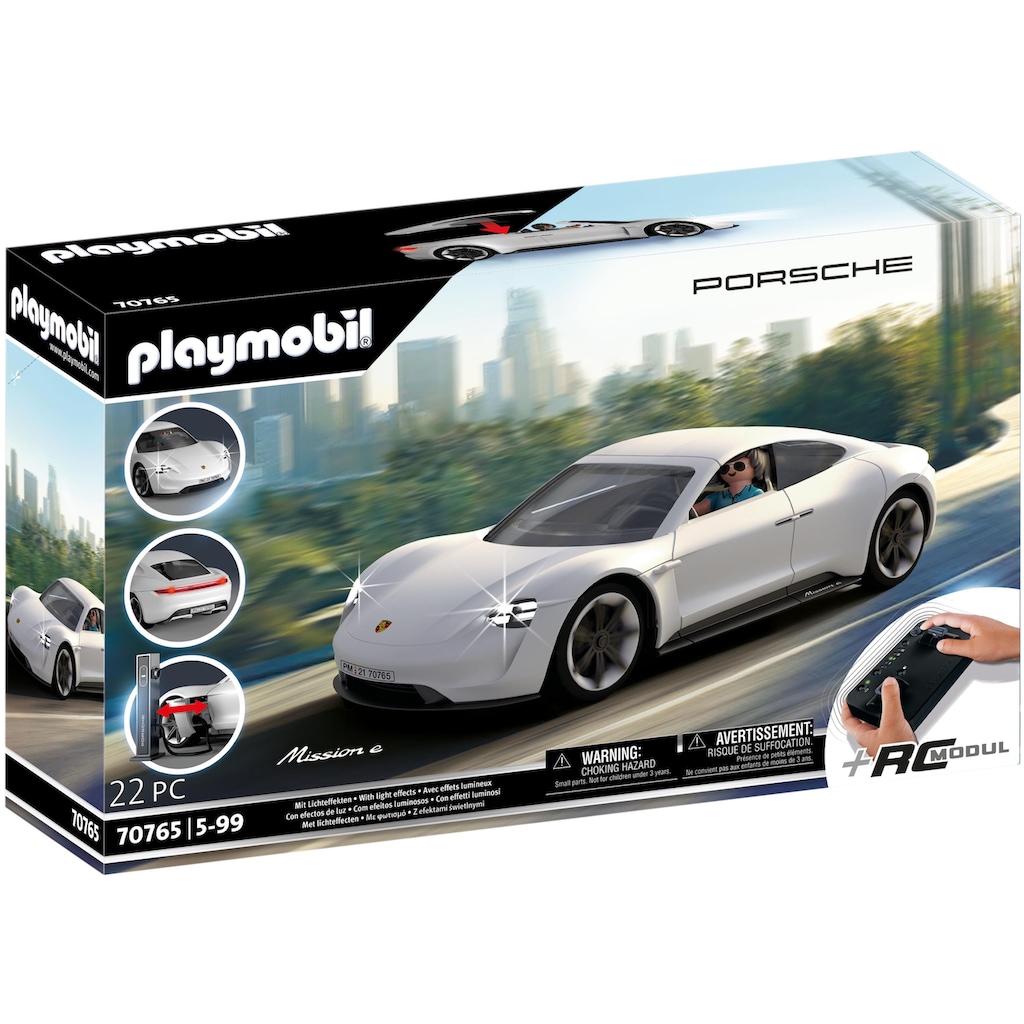 Playmobil® Konstruktions-Spielset »Porsche Mission E (70765), Porsche«, (22 St.)