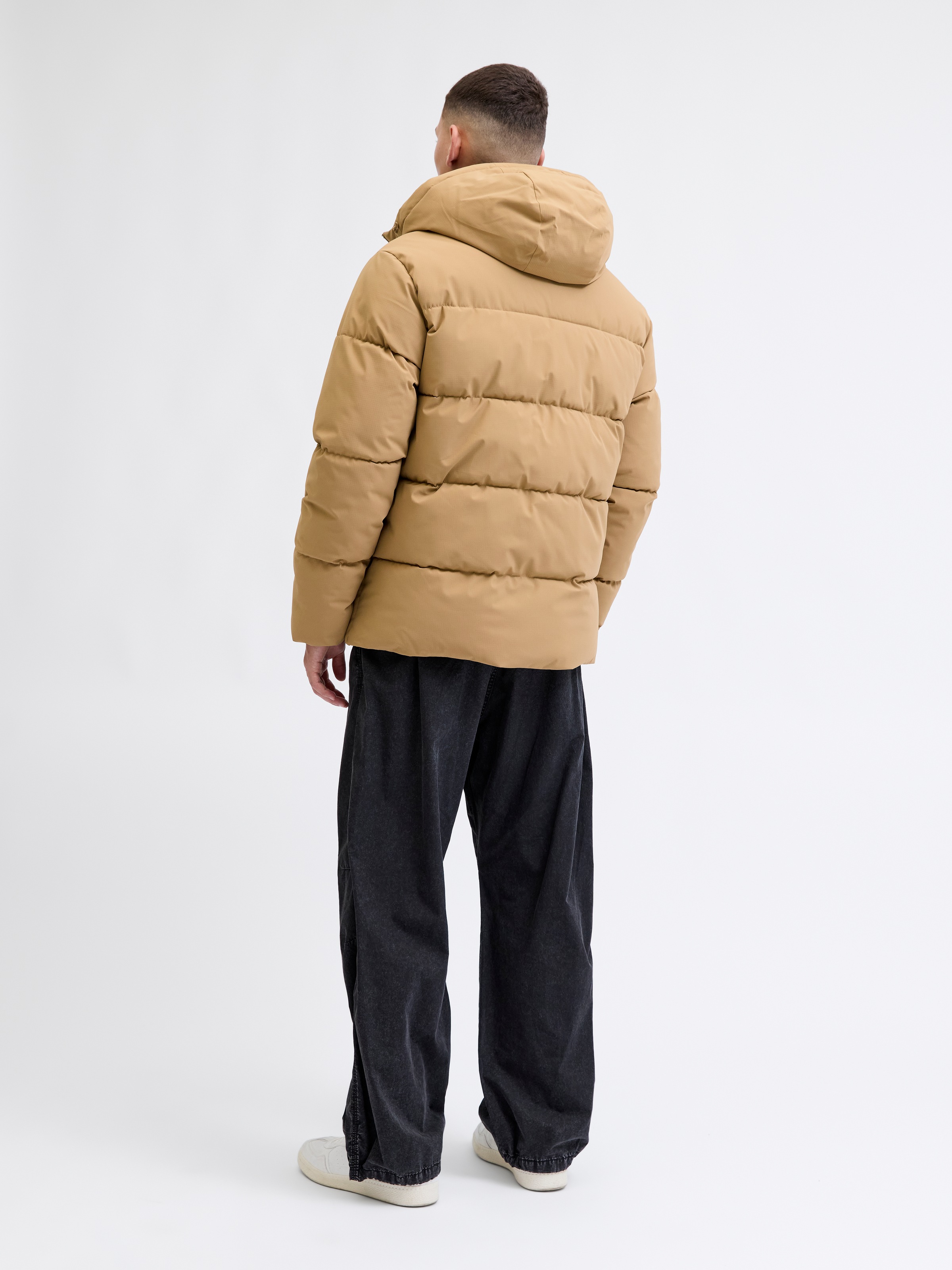Jack & Jones Steppjacke »JJGLOBAL PUFFER JACKET« mit Kapuze
