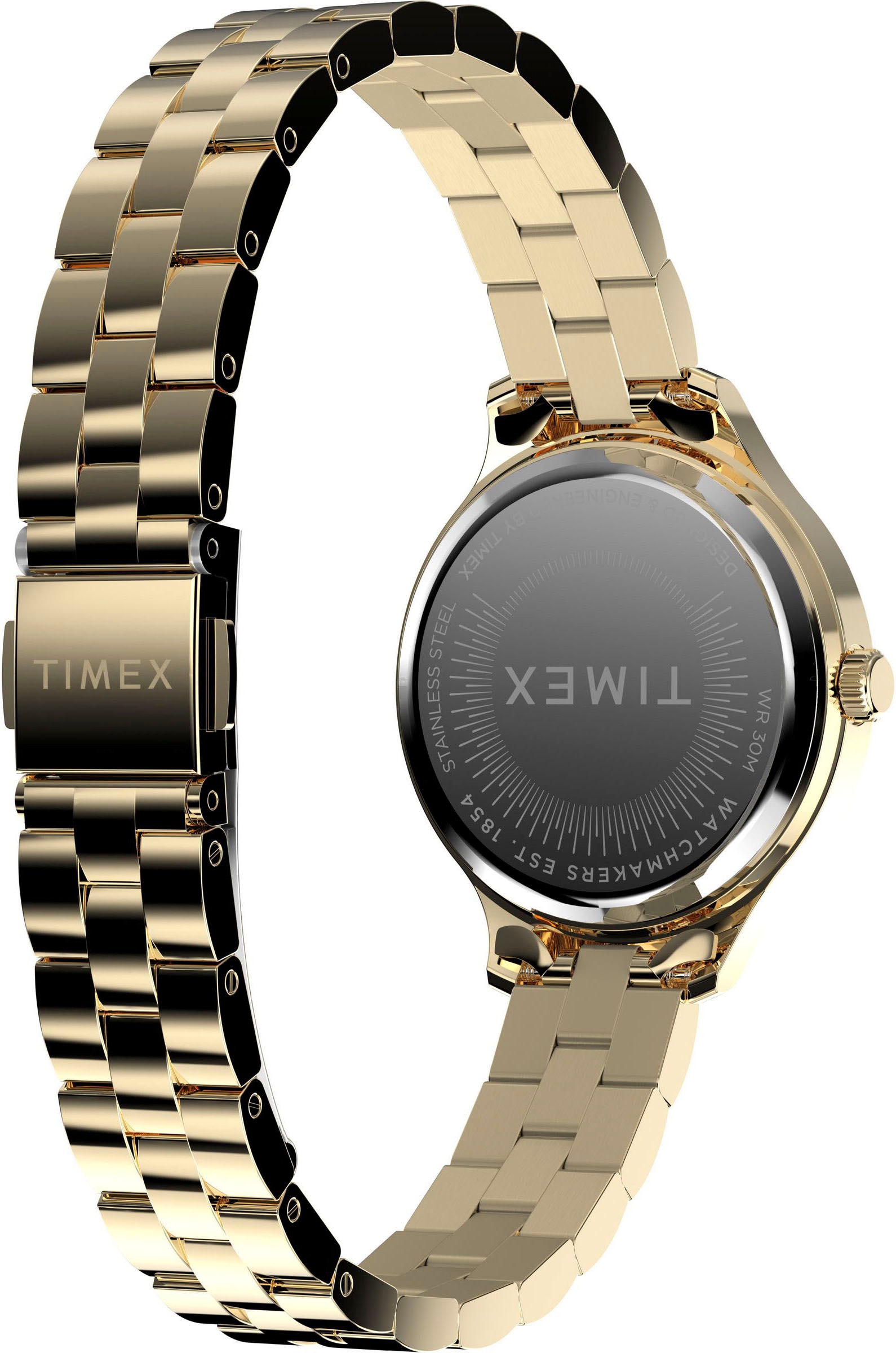 Timex Quarzuhr »PEYTON«, Armbanduhr, Damenuhr,Edelstahlarmband,analog