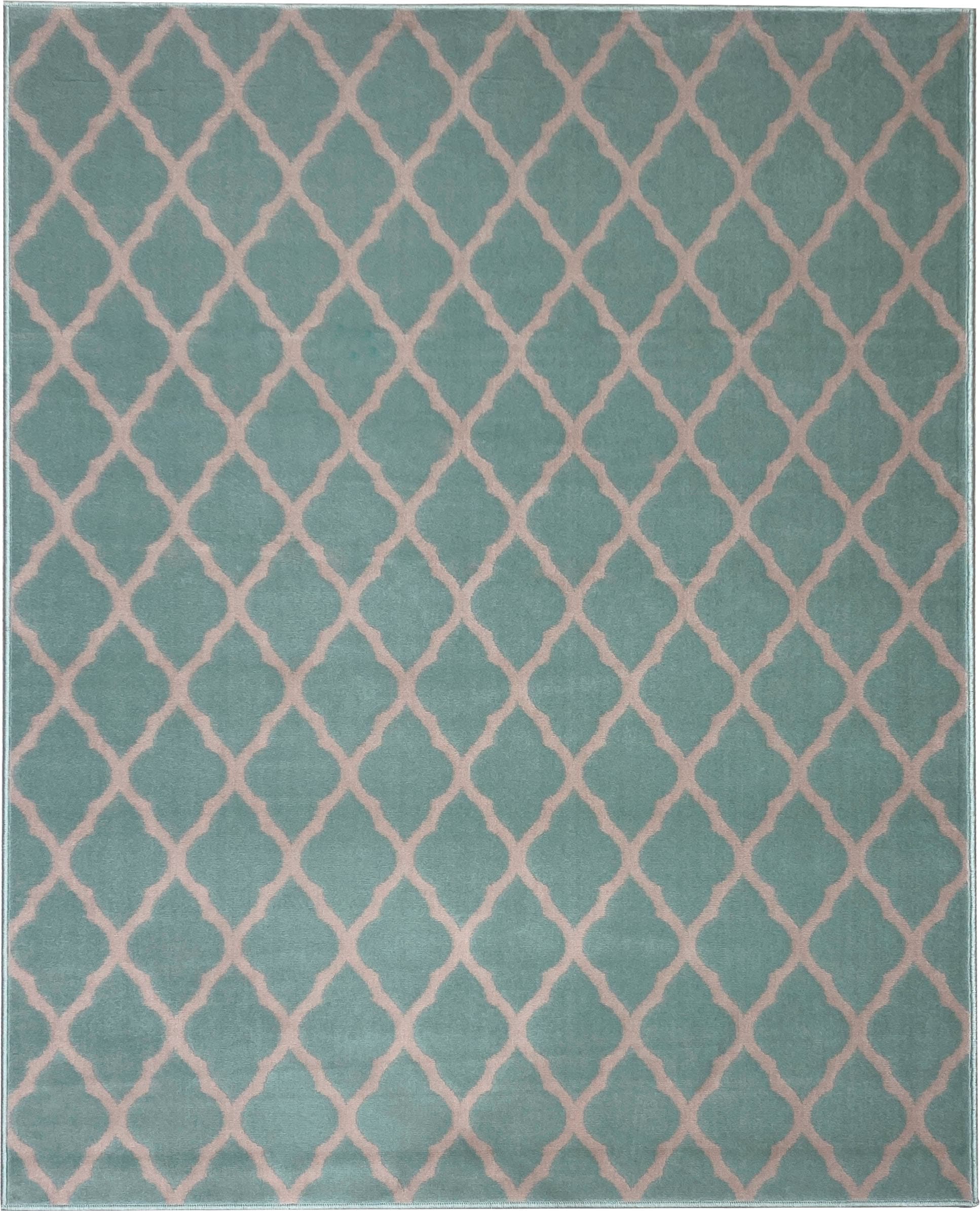 Leonique Teppich »Elliota«, rechteckig, 7 mm Höhe, grafisches Rauten-Design, modern, Kurzflor-Teppich