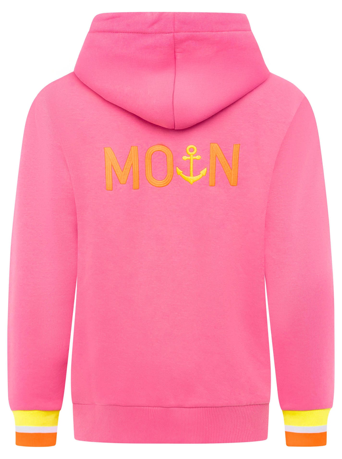 Zwillingsherz Kapuzensweatjacke »"Rahel"« Langarm, Kapuze, Reißverschluss, modisch, Schriftzug, Taschen