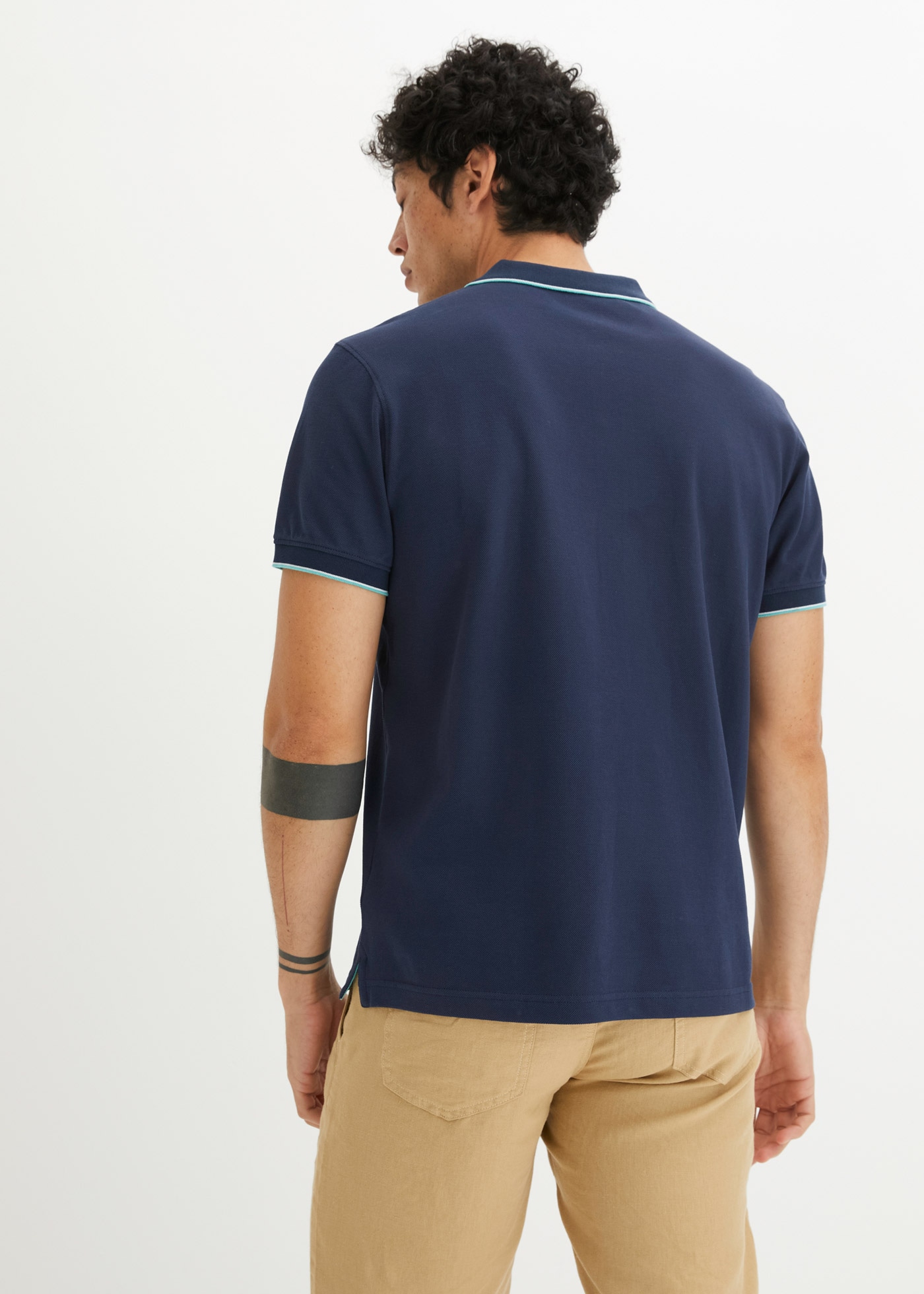 bonprix Poloshirt »Piqué-Poloshirt aus reiner Baumwolle« Piqué-Poloshirt aus reiner Baumwolle