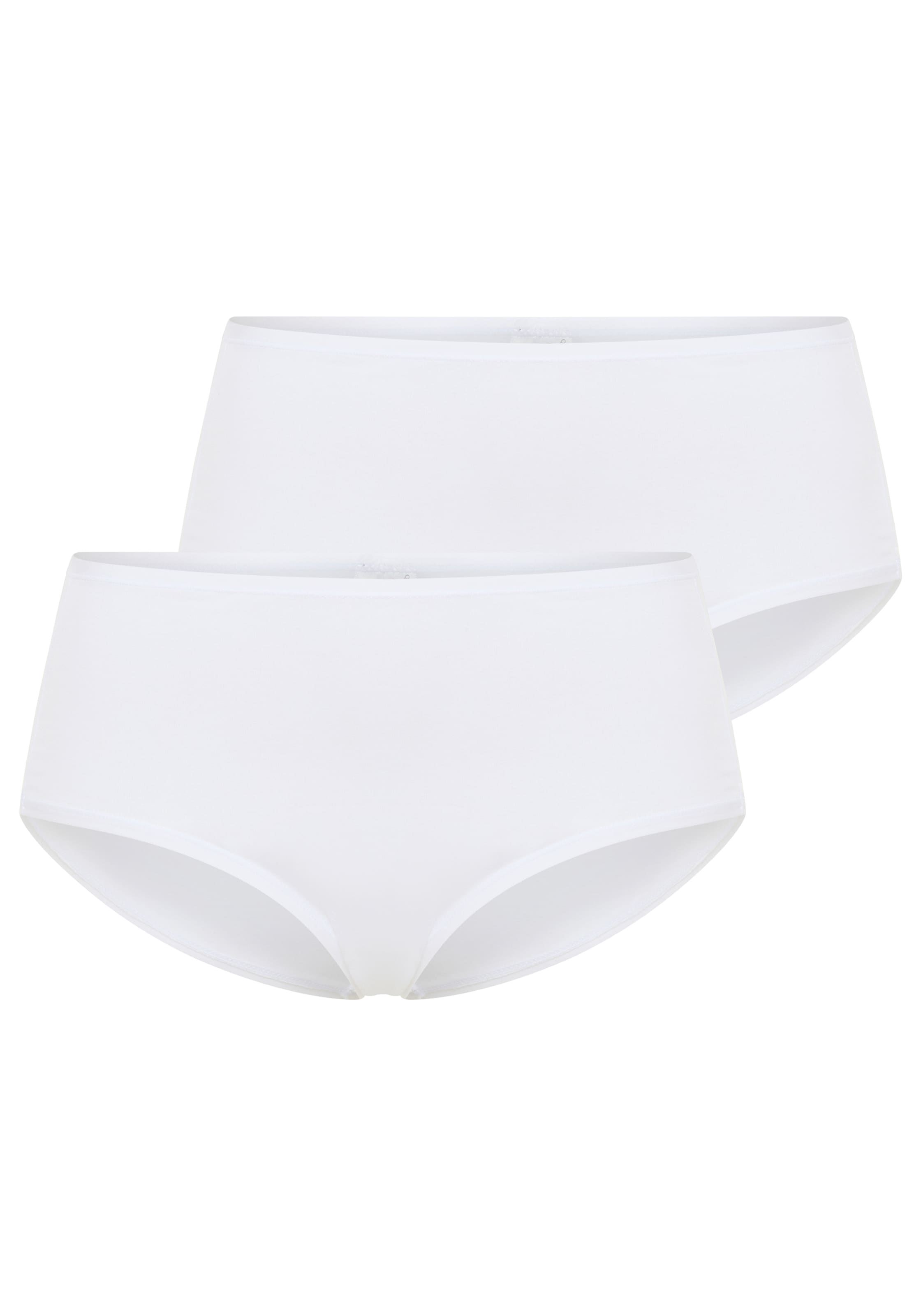 YSABEL MORA Maxislip »BASIC COLLECTION COTTON« 2er Pack,  mit bedecktem und hochgeschnittenem Fit für ein angenehmes Tragegefühl