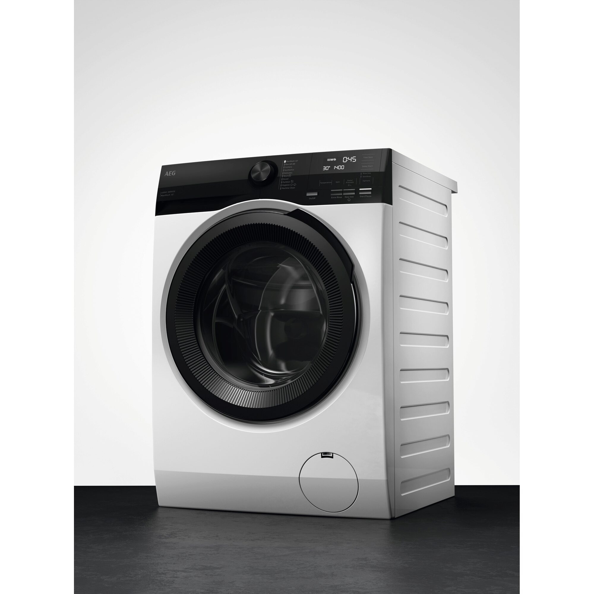 AEG Waschmaschine 6000 »LR6EE410FL« 10 kg 1400 U/min Volle Ladung in 45 Min. – sauber dank KI WashAssist, auch mit PODS®