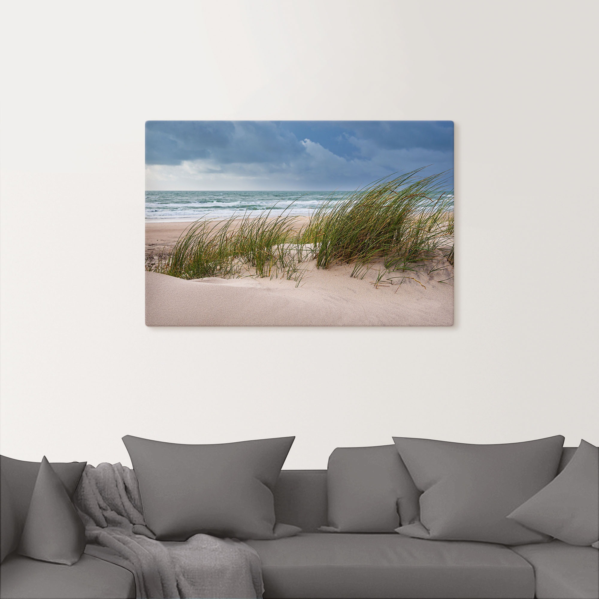 Artland Poster »Düne und Strand bei Hirtshals Dänemark I«, Küstenbilder, (1 St.), als Alubild, Outdoorbild, Leinwandbild in verschied. Größen