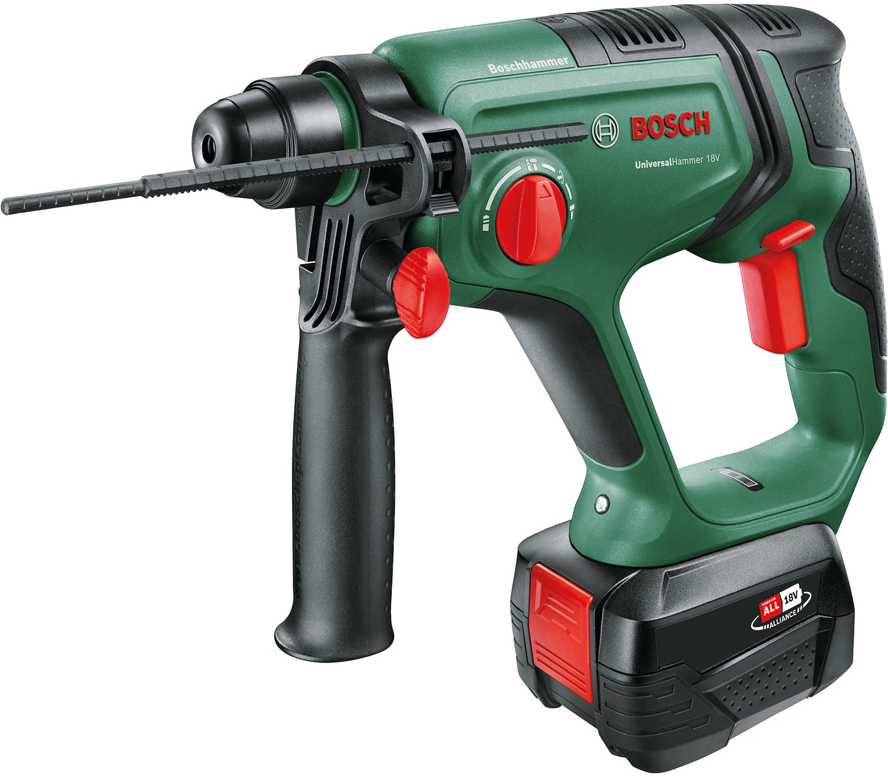 Bosch Home & Garden Akku-Bohrhammer »UniversalHammer«, mit Akku 18V/4,0Ah und Ladegerät AL 1