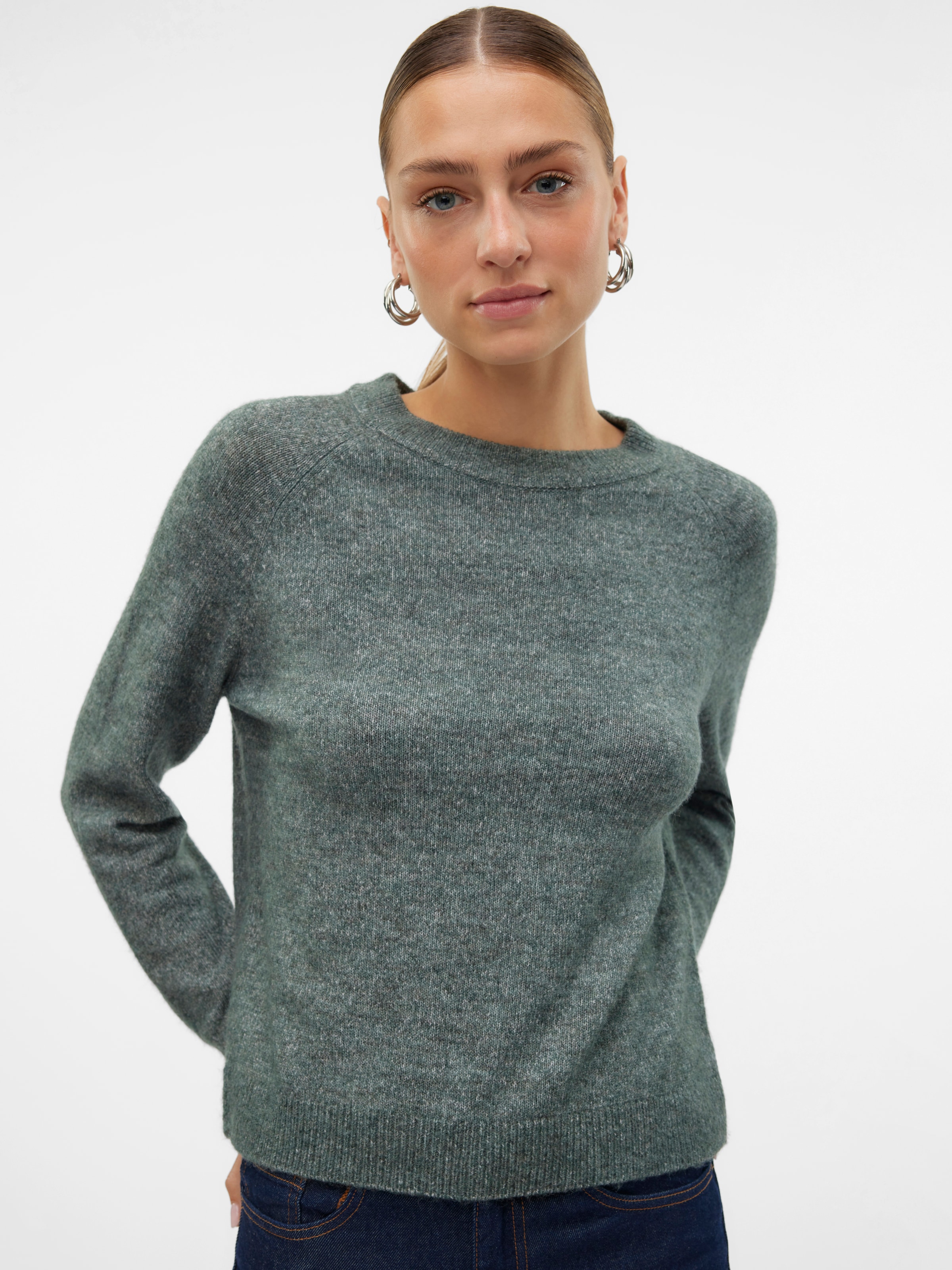 Vero Moda Rundhalspullover »VMFILUCA LS O-NECK PULLOVER GA NOOS«