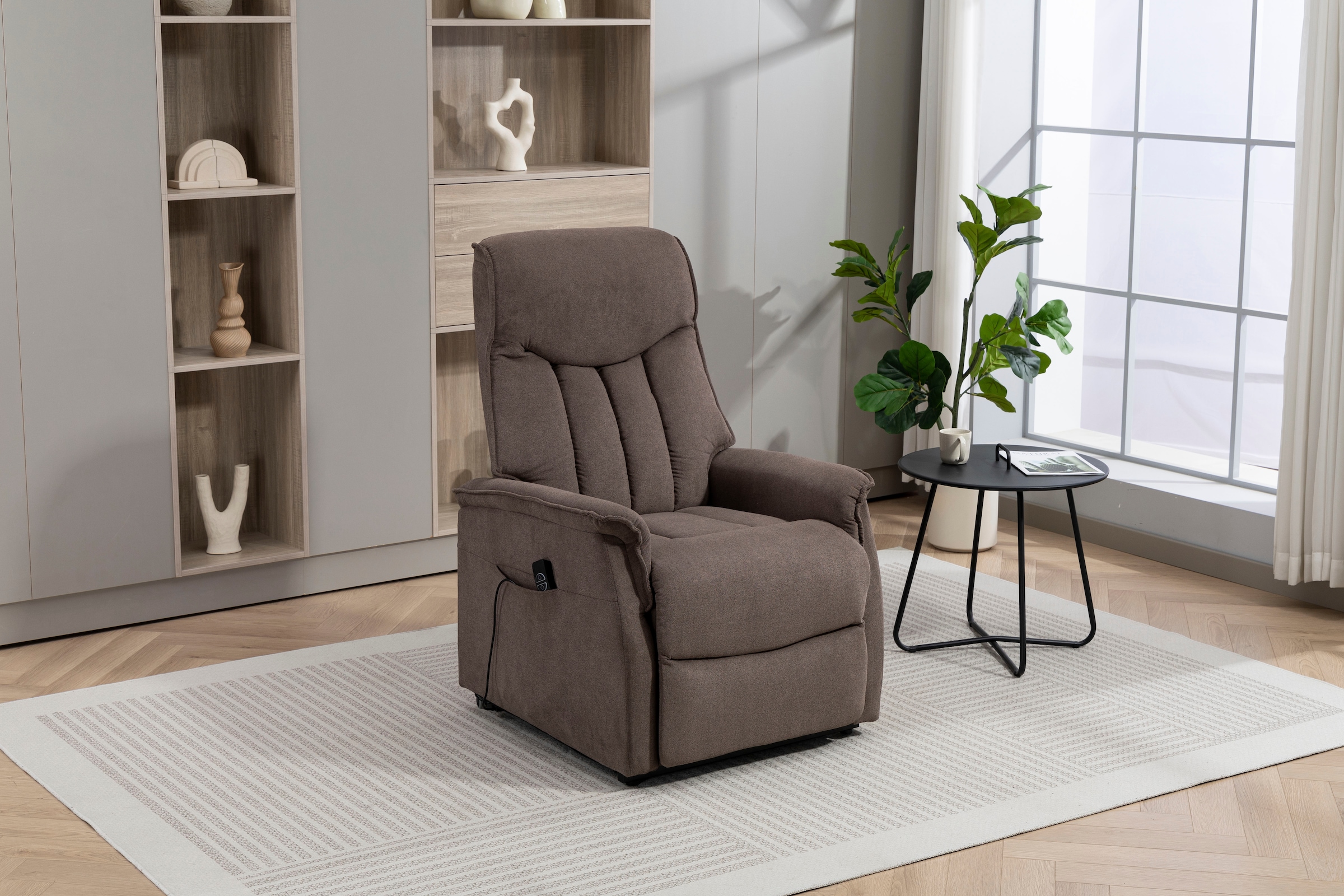 Duo Collection TV-Sessel »Aurora XXL bis 150 kg belastbar, mit elektrischer Aufstehhilfe« Relaxfunktion und Taschenfederkern mit Stahlwellenunterfederung