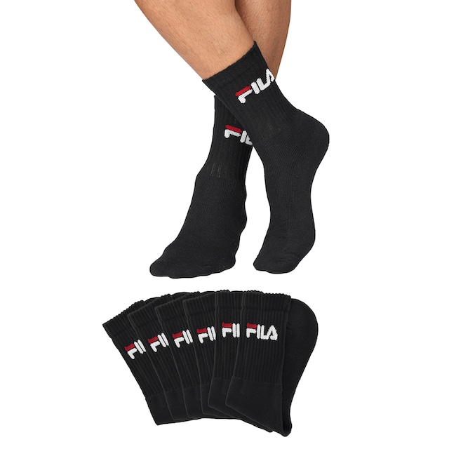 Fila Tennissocken, (6 Paar), mit eingestricktem Logo online bei OTTO