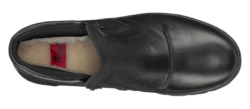 Rieker Winterstiefelette, Winterboots mit TEX und ausklappbaren Spikes an der Laufsohle