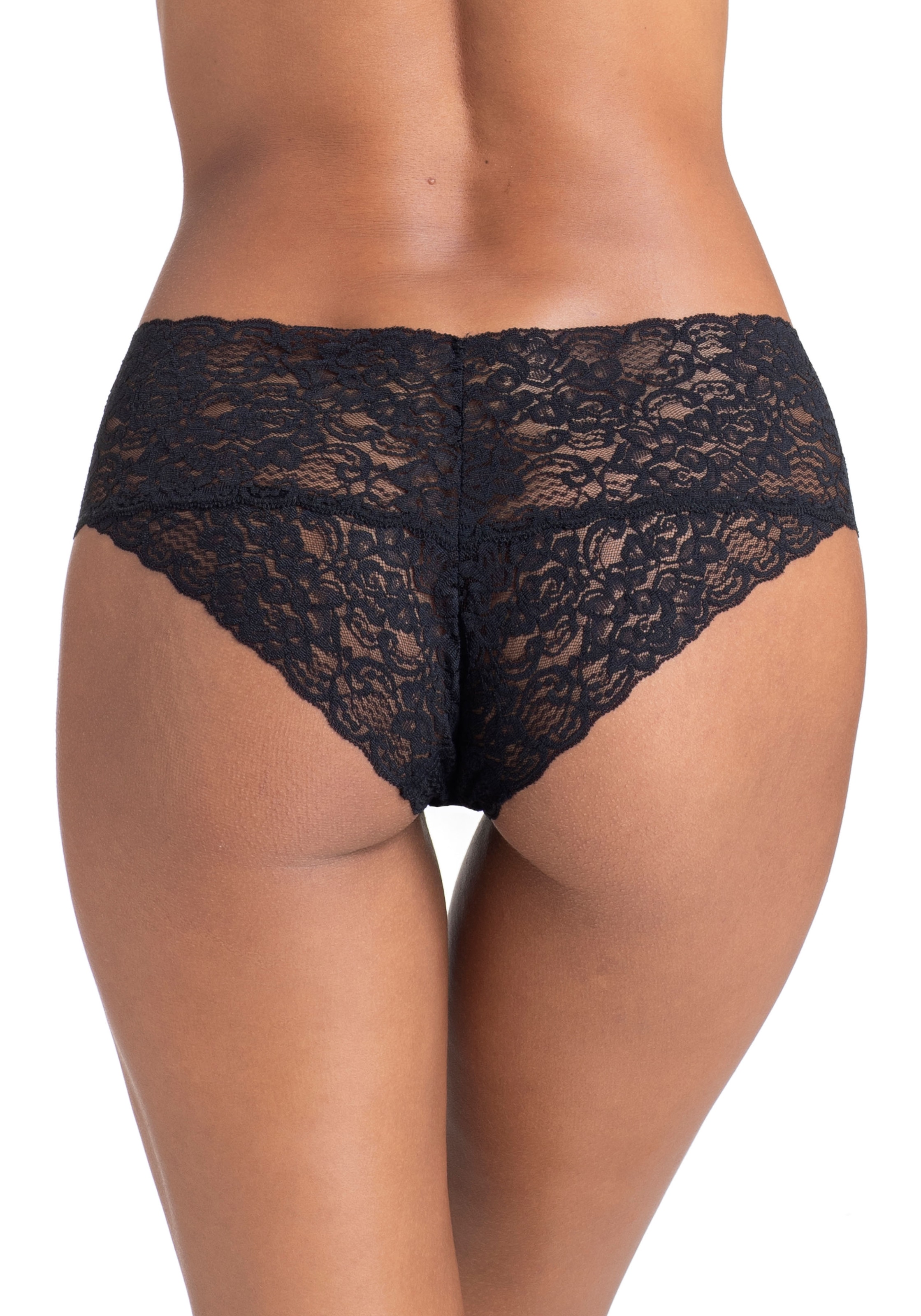 Dorina Slip »Lana«, (3er Pack), florale Spitze