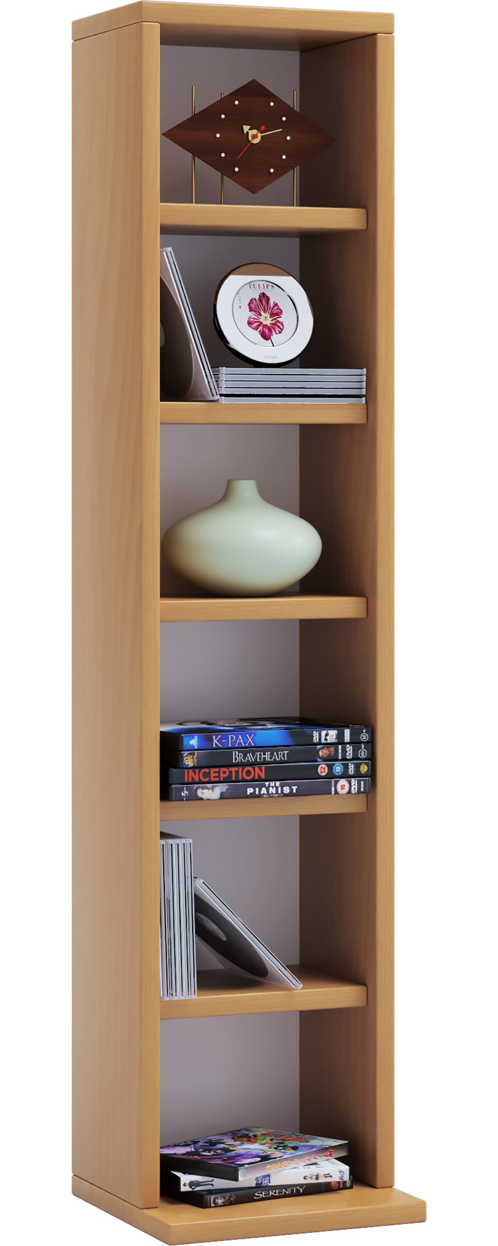 VCM Standregal »Holz CD DVD Stand Aufbewahrung Deko Regal Elementa«