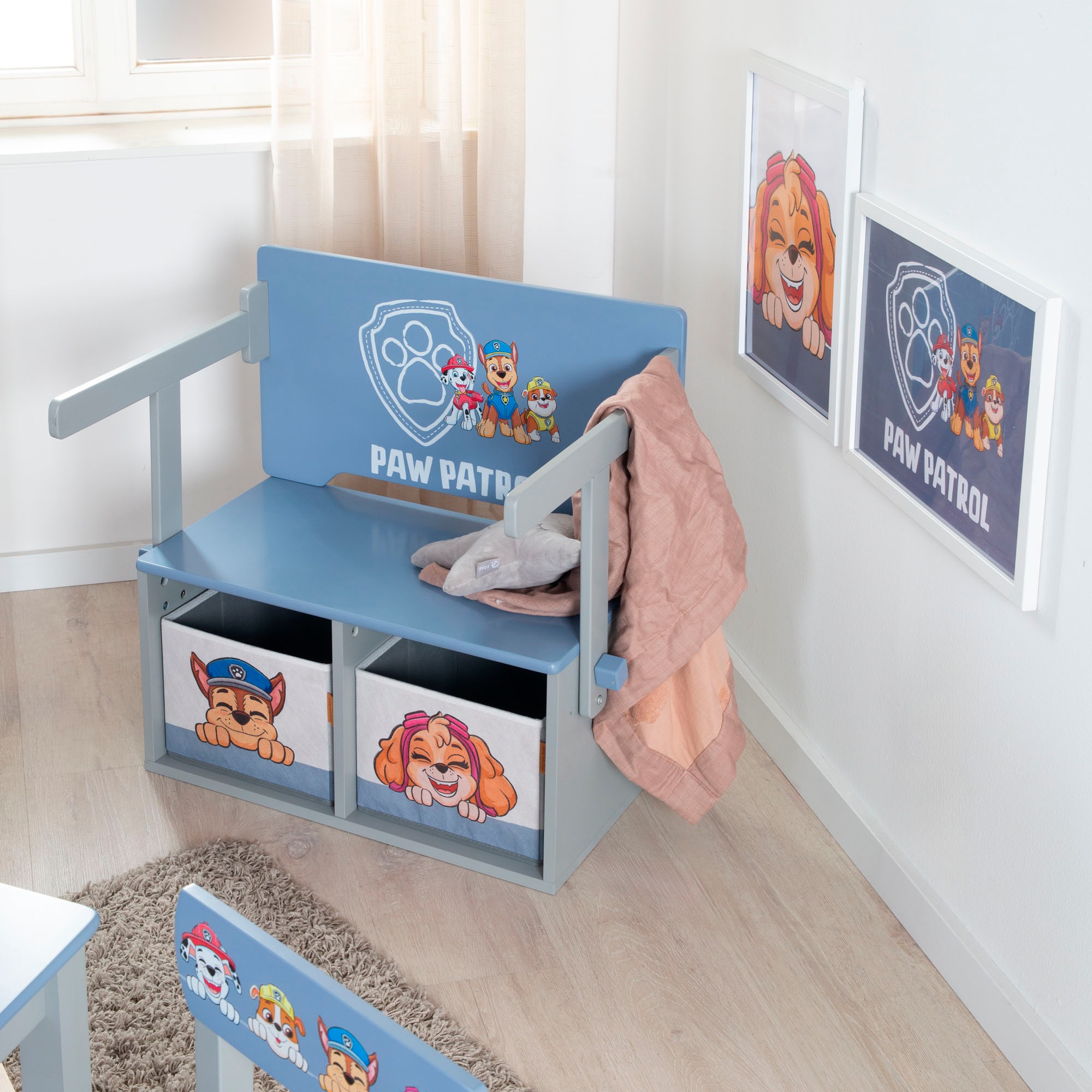 roba® Sitzbank »Paw Patrol«, mit 2 Aufbewahrungsboxen
