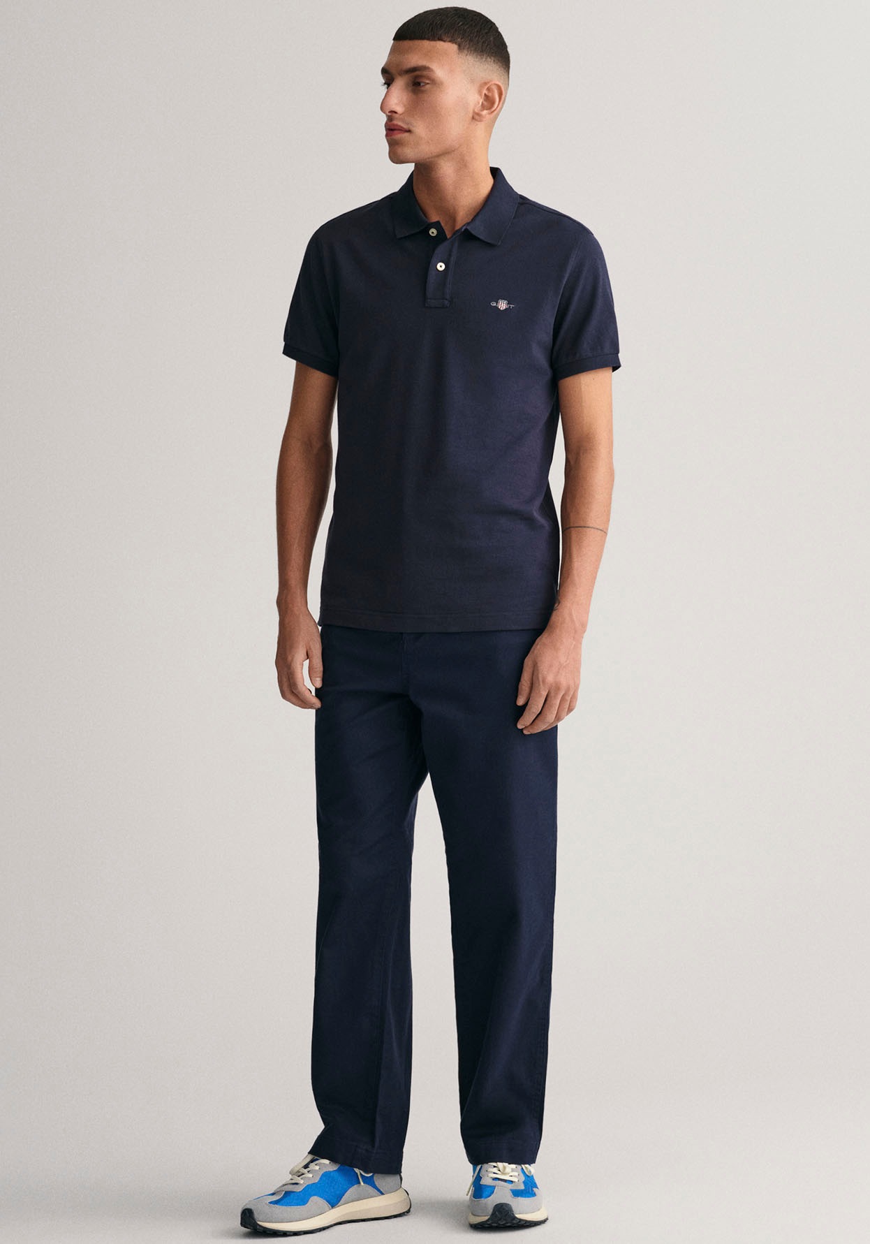 Gant Poloshirt »SLIM SHIELD SS PIQUE POLO«, mit Logostickerei auf der Brust