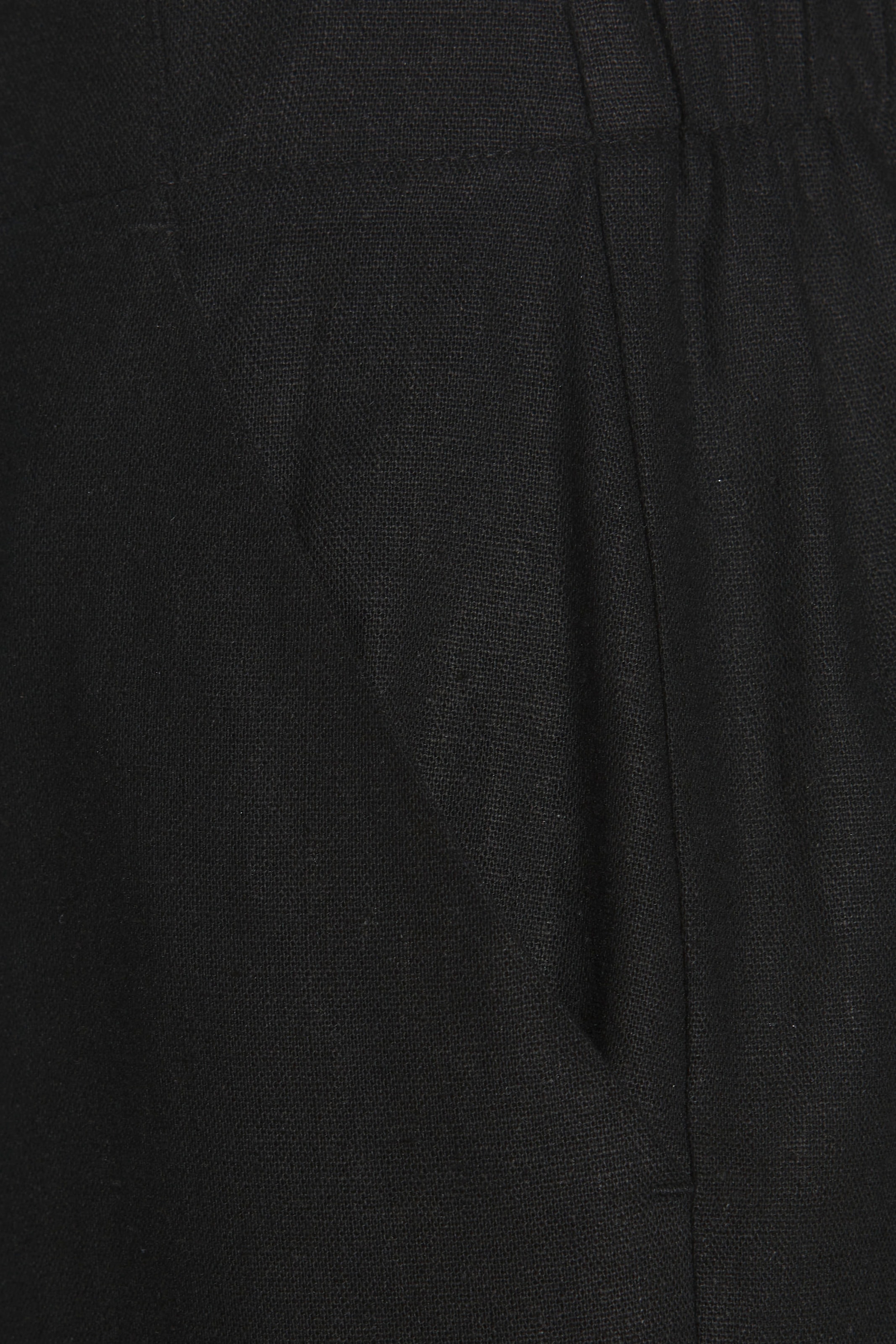 Buffalo Leinenhose, mit weiter Beinform und Taschen, luftige Stoffhose