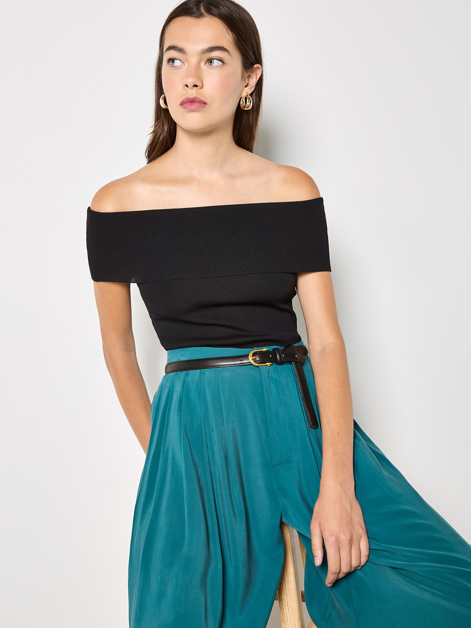 Apricot Stricktop »Top« Einfarbig