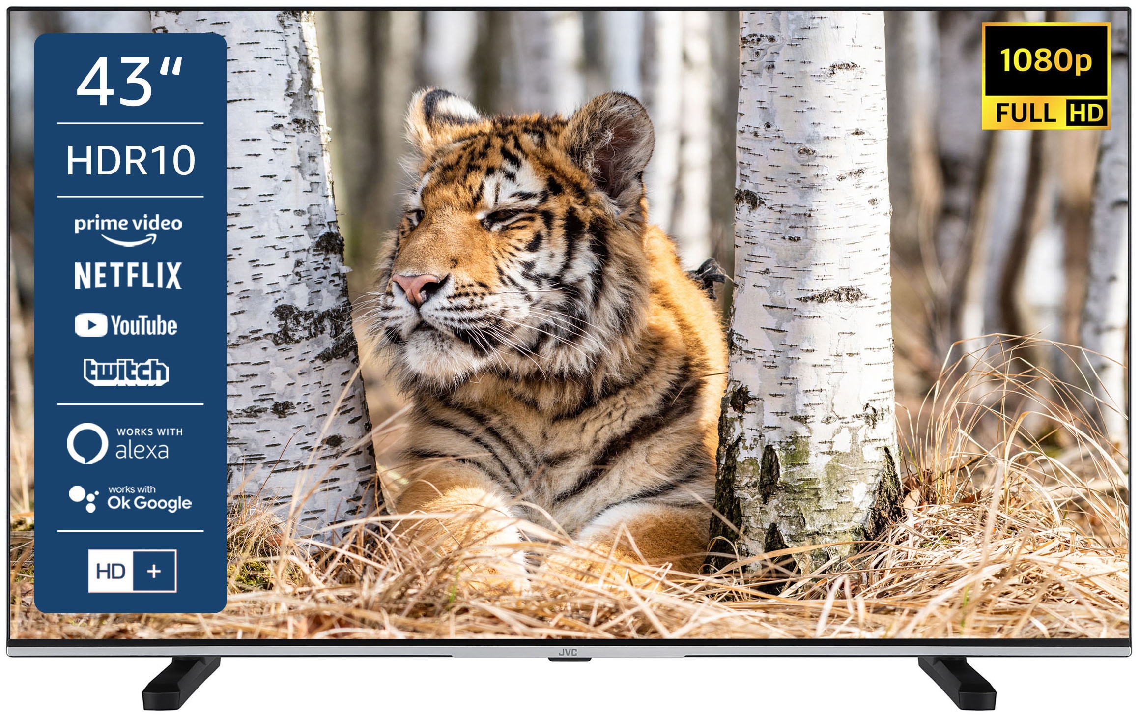 108 JVC Zoll, »LT-43VFE5155«, Full cm/43 jetzt LED-Fernseher OTTO bei Smart-TV HD, kaufen