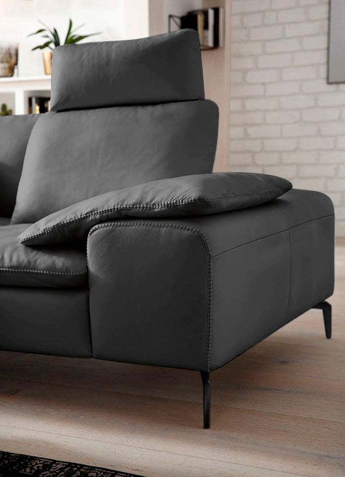 W.SCHILLIG Ecksofa »valentinoo, Designsofa, elegant und bequem, L-Form«, (Set), mit Sitztiefenverstellung, Breite 318 cm