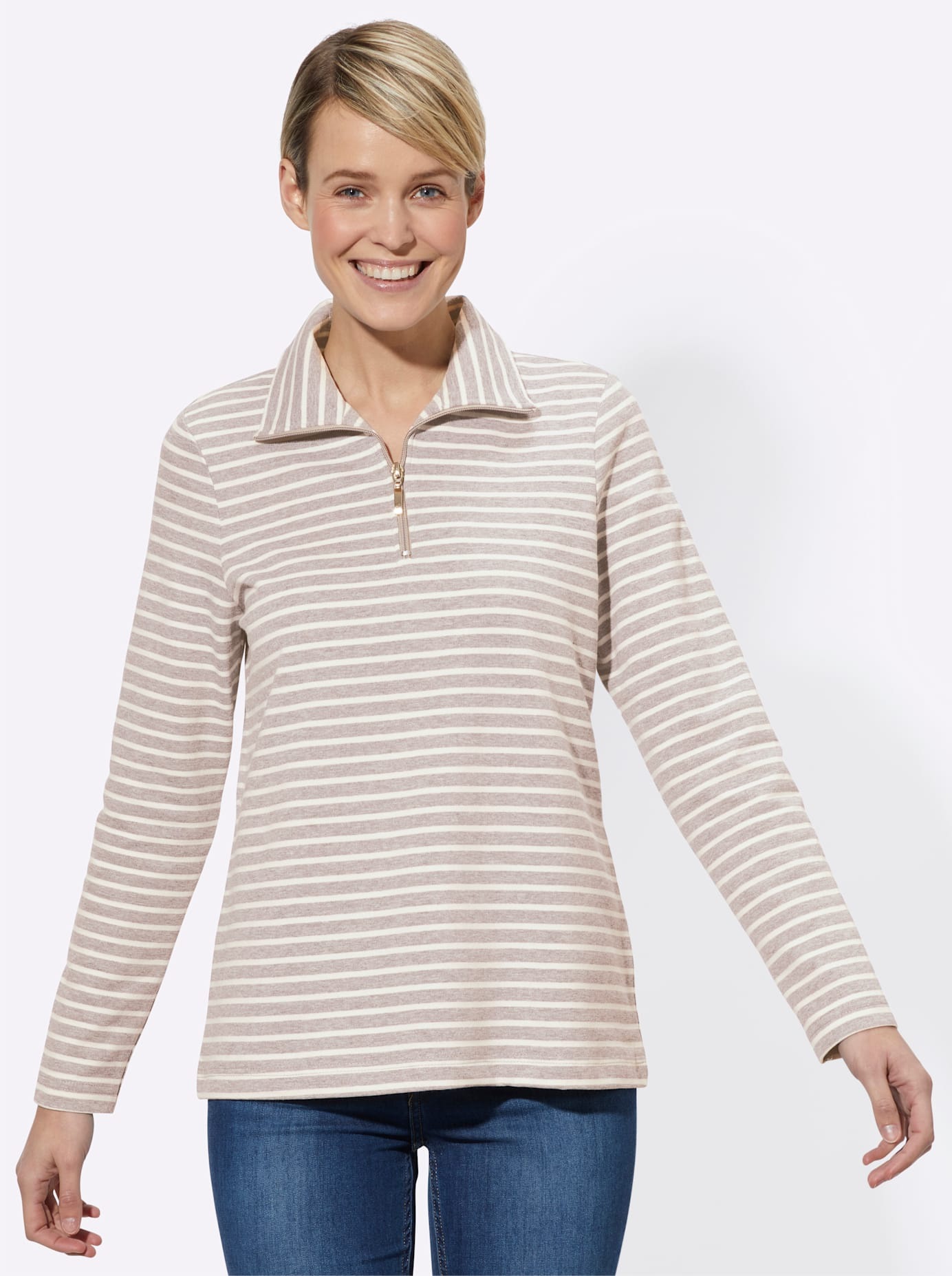 Casual Looks Langarmshirt »Shirt«, (1 tlg.)