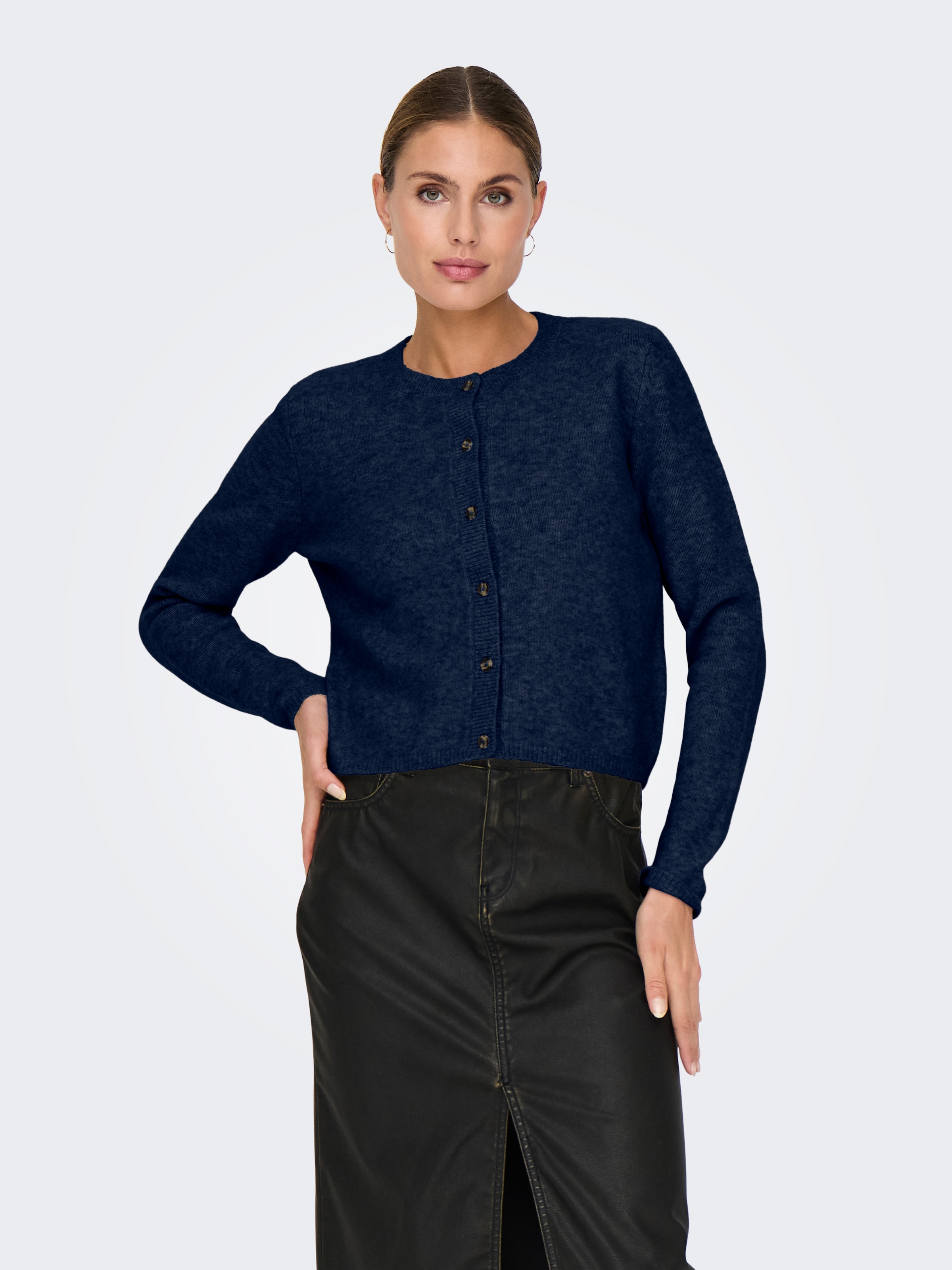JDY Strickjacke »JDYCHLOE LIFE L/S CARDIGAN KNT NOOS« Materialmix