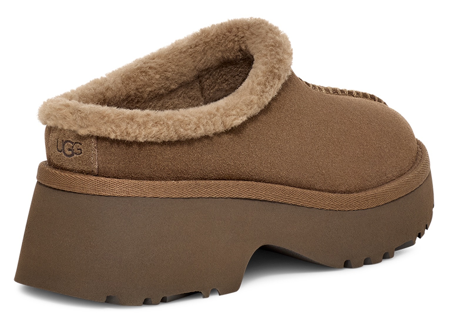 UGG Clog »NEW HEIGHTS COZY CLOG«, Mule, Flats, Pantolette, Plateau Schuh mit gepolstertem Fußbett
