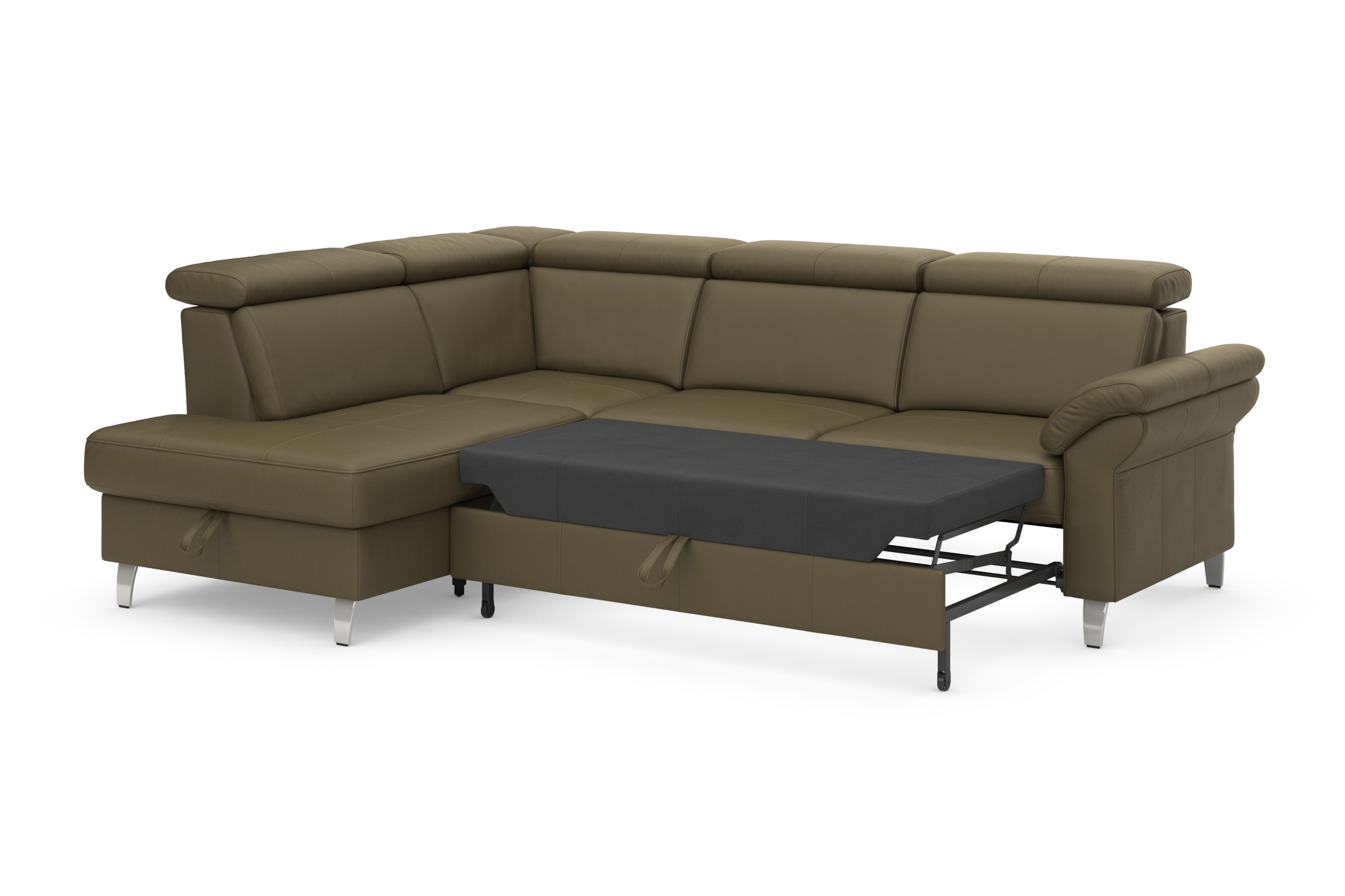 sit&more Ecksofa, inklusive Kopfteilverstellung, wahlweise mit Bettfunktion und Bettkasten