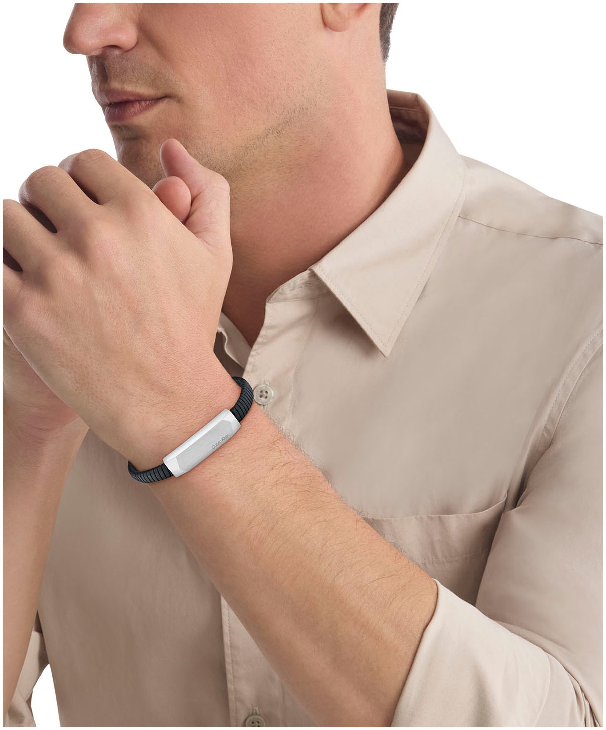 Calvin Klein Lederarmband »MAGNIFY, 35100012«