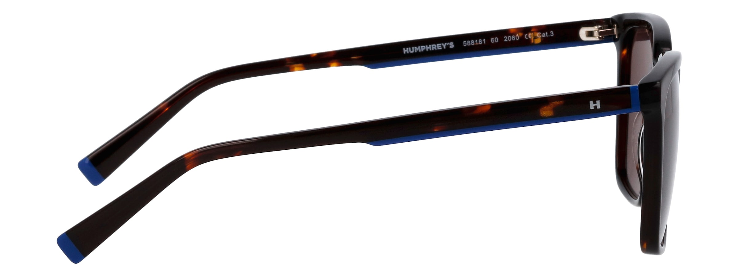 HUMPHREY´S eyewear Sonnenbrille, mit blauen Akzenten am Bügel