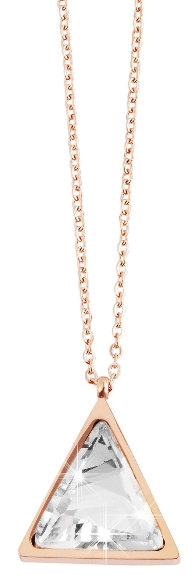 Adelia´s Gliederkette »Damen Halskette ¿ Ankerkette aus Edelstahl 43 cm«