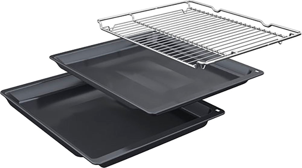 NEFF Einbaubackofen N 70 »B54CR71N0«, mit Teleskopauszug nachrüstbar, Hydrolyse, voll versenkbare Ofentür dank Slide & Hide®, AirFry-Funktion
