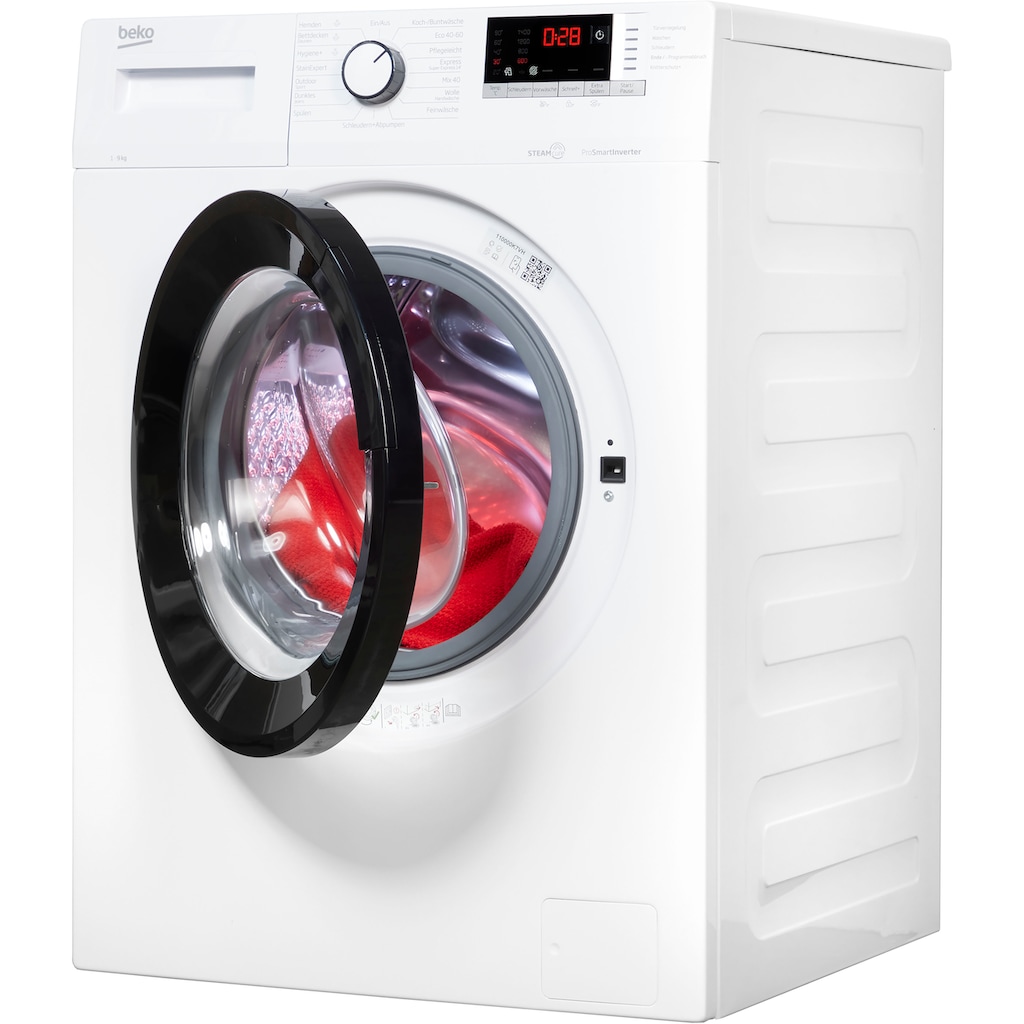 BEKO Waschmaschine »WMO922A«, WMO922A 7171742200, 9 kg, 1400 U/min, 4 Jahre Herstellergarantie