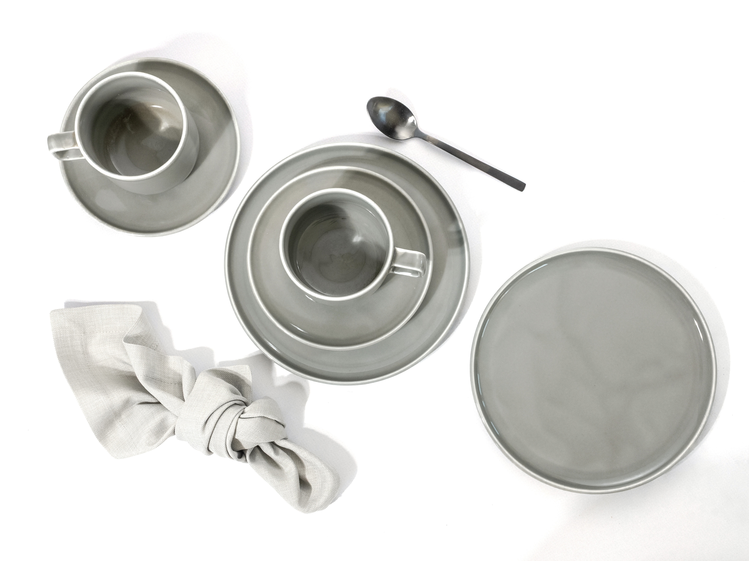 CreaTable Kaffeeservice »Chef Collection«, (Set, 18 tlg., Kaffeegeschirr für 6 Personen), Service, nordisches Design, 18 Teile, für 6 Personen