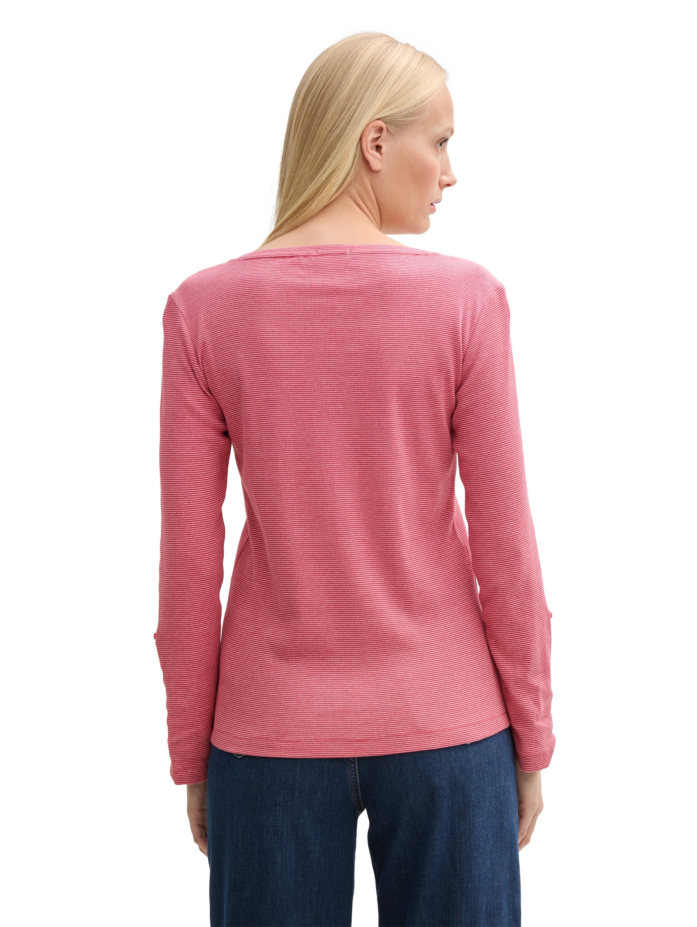 TOM TAILOR Henleyshirt, mit 7/8 Arm
