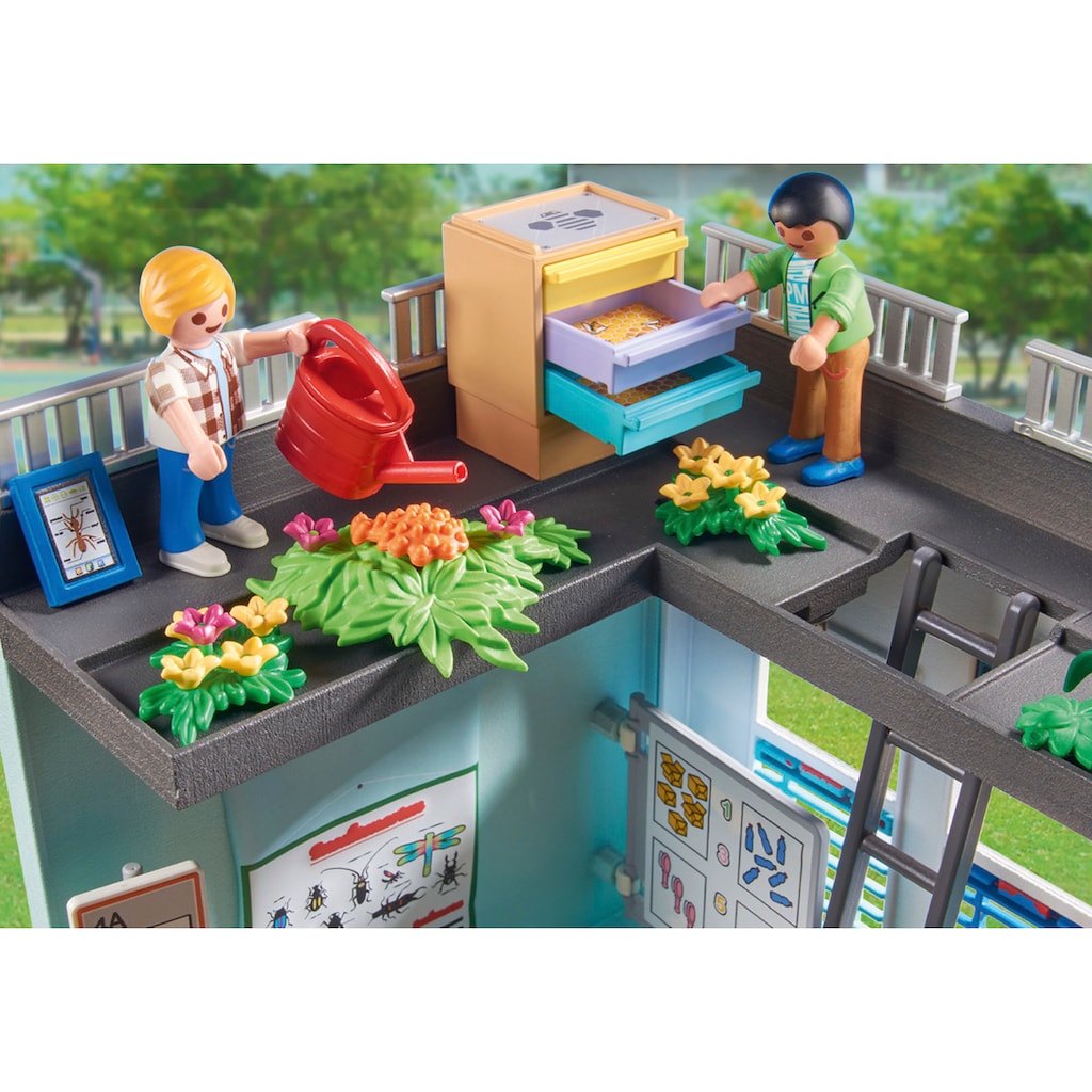 Playmobil® Konstruktions-Spielset »Große Schule (71327), City Life«, (282 St.), Made in Germany