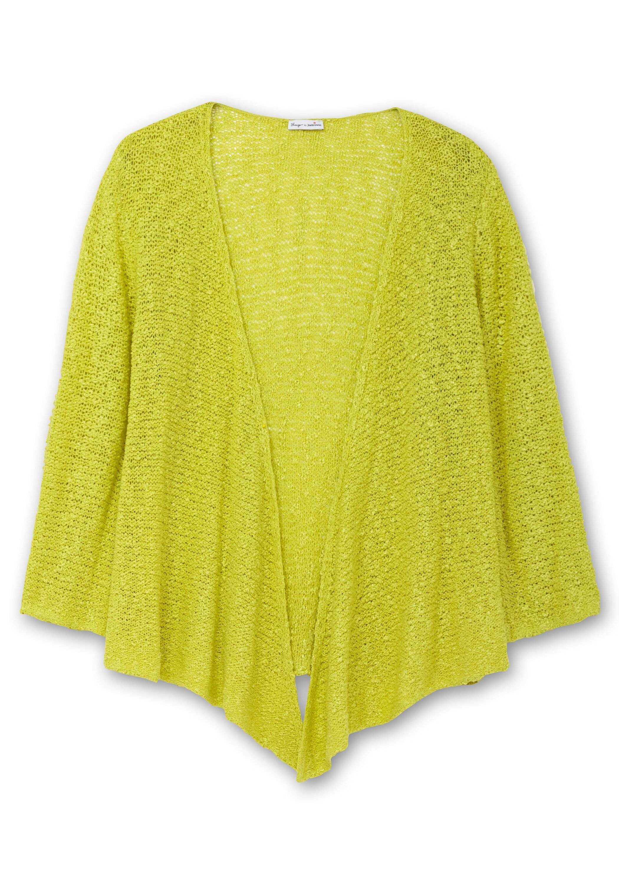 Sheego Strickjacke »Strickjacke im Häkel-Look, mit zipfeligem Saum«