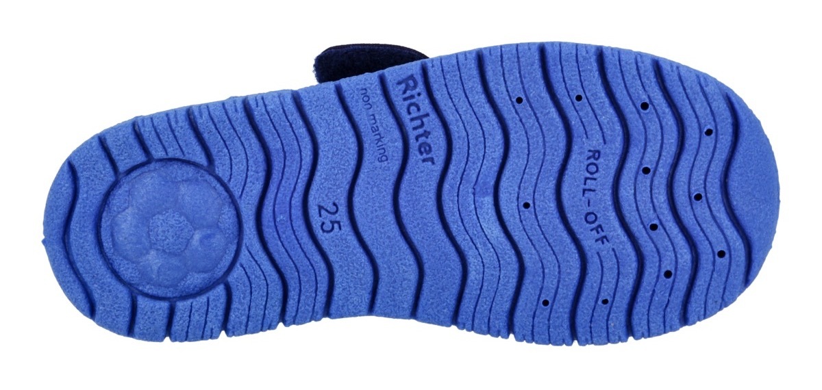 Richter Hausschuh »Mailo«  Klettschuh, Kindergartenschuh mit Größenschablone zum Download