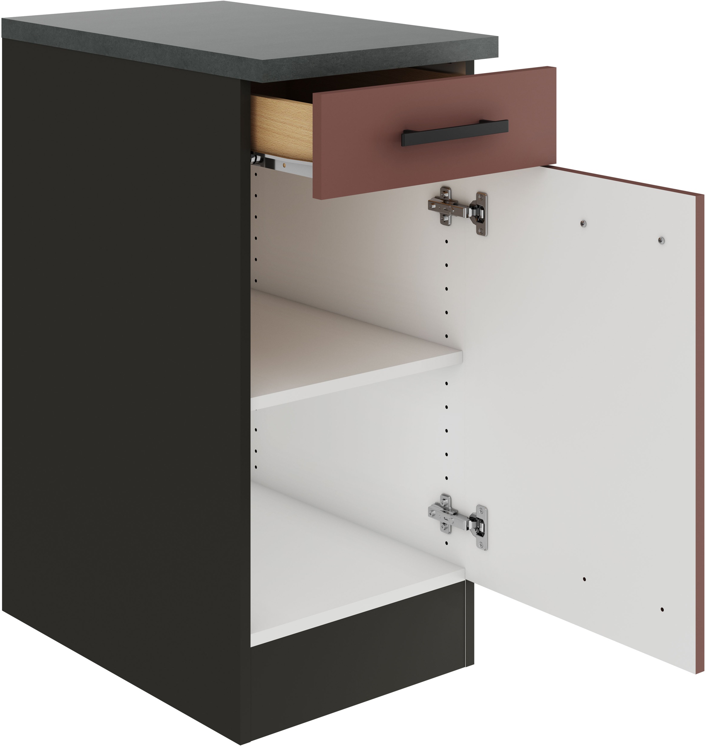 OPTIFIT Unterschrank »Palma« Breite 40 cm, mit 1 Tür und 1 Schubkasten