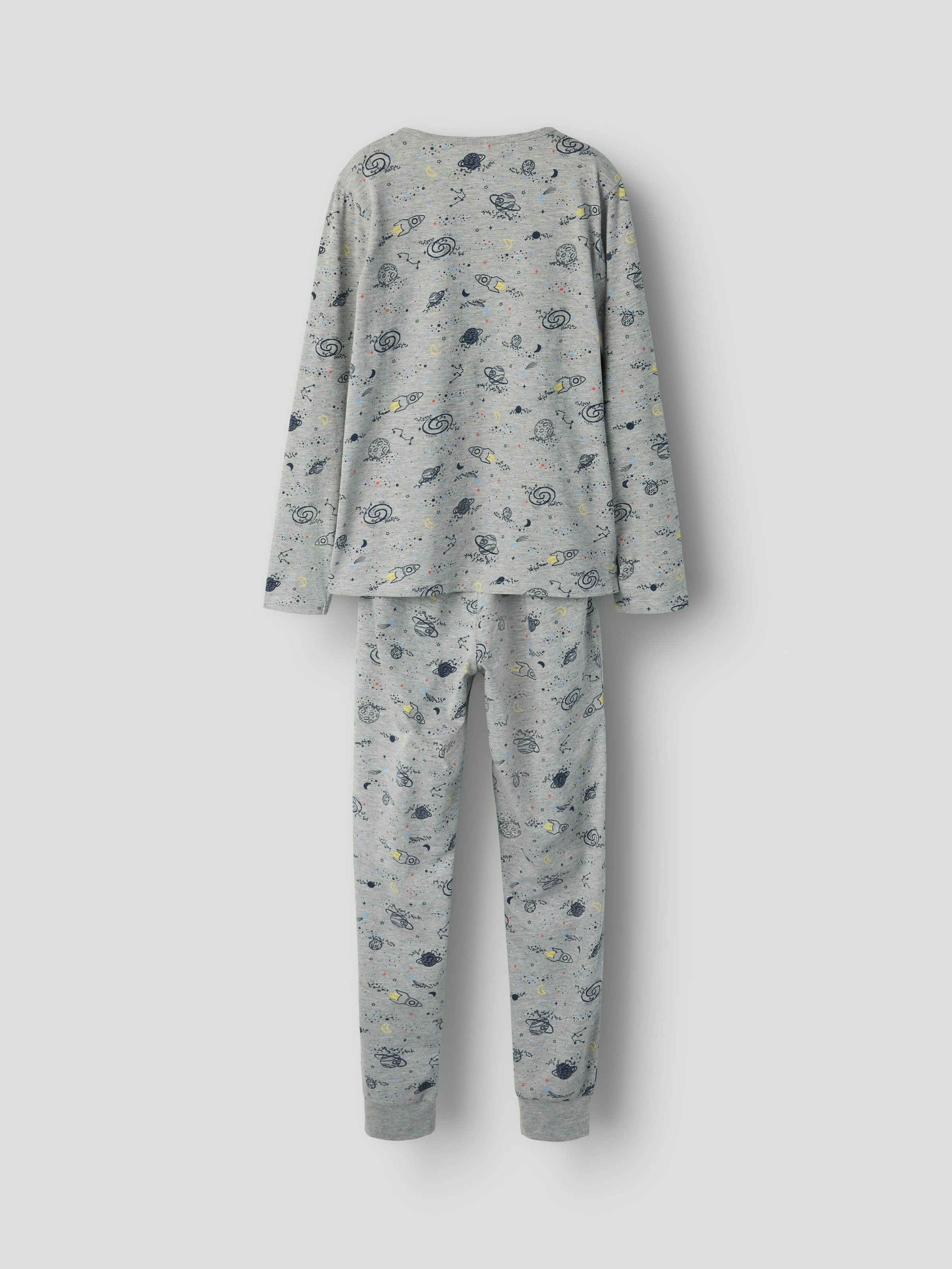 Name It Schlafanzug »NKMNIGHTSET GREY SPACE NOOS« Set, 2 tlg.