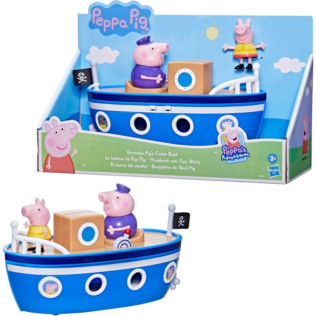 Hasbro Spielwelt »Peppa Pig, Hausboot von Opa Wutz«