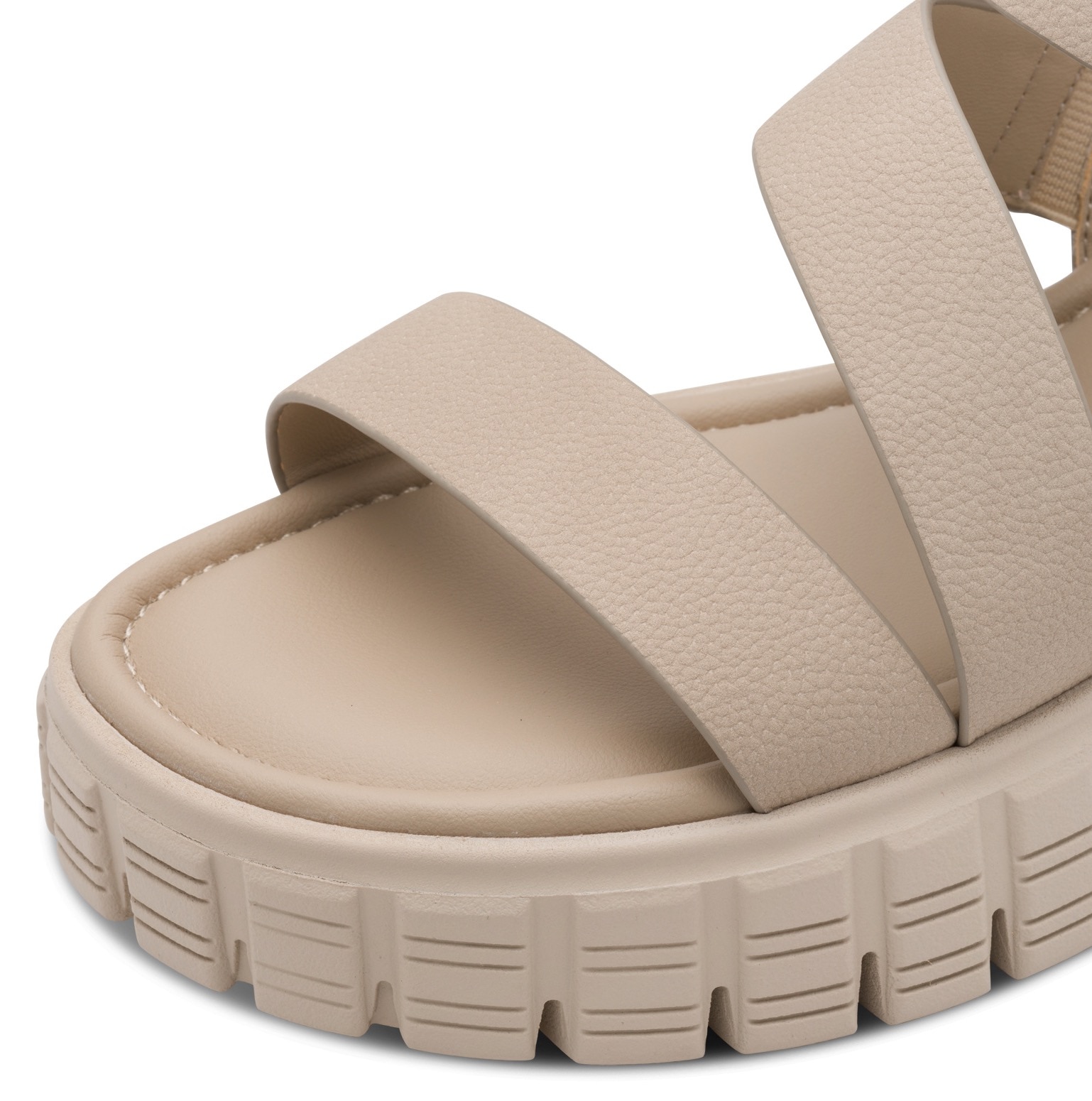 Tamaris Plateausandale  Sommerschuh, Plateausandalale in veganer Verarbeitung